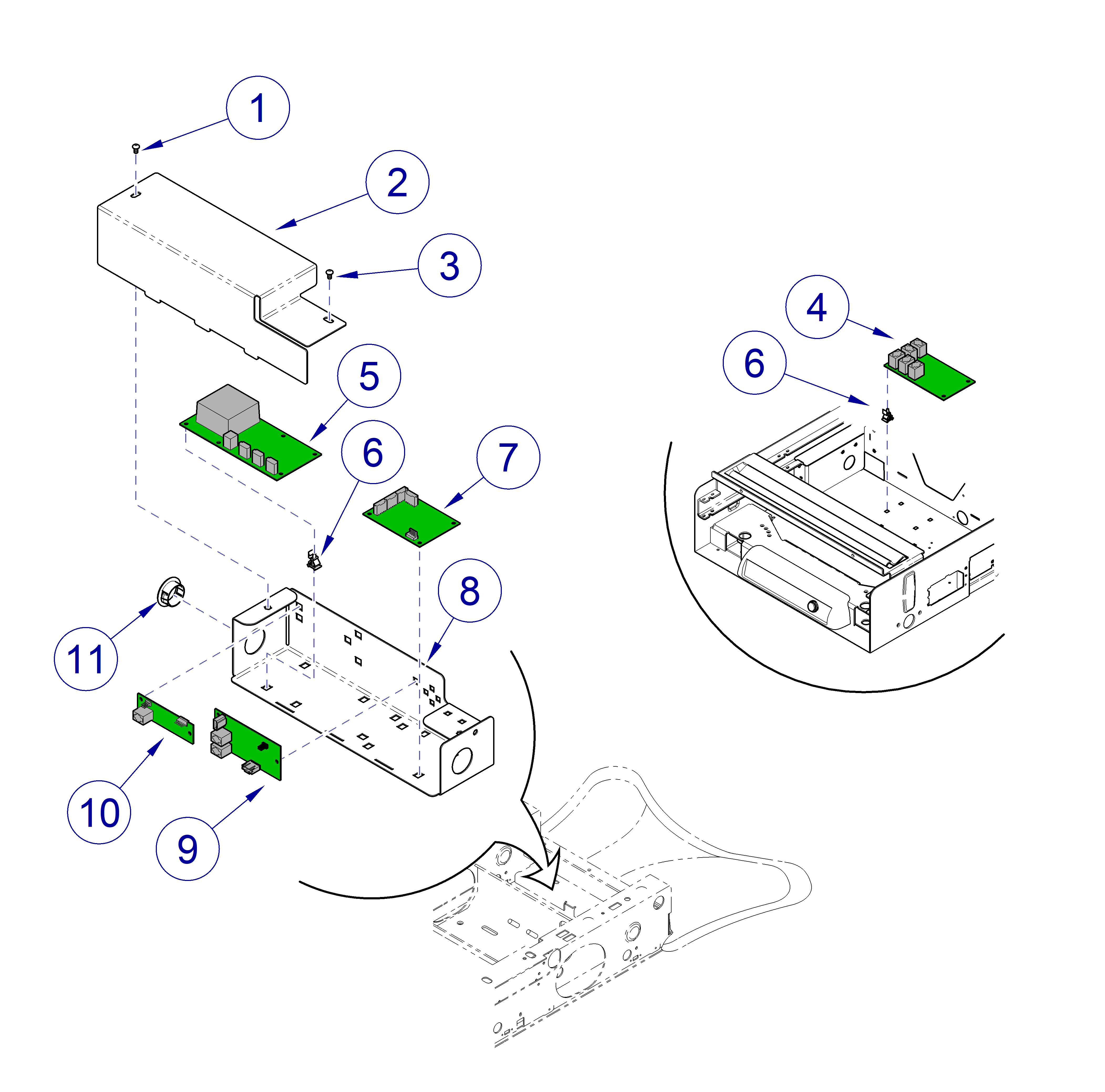 625 Table -004 Scale / USB Boards