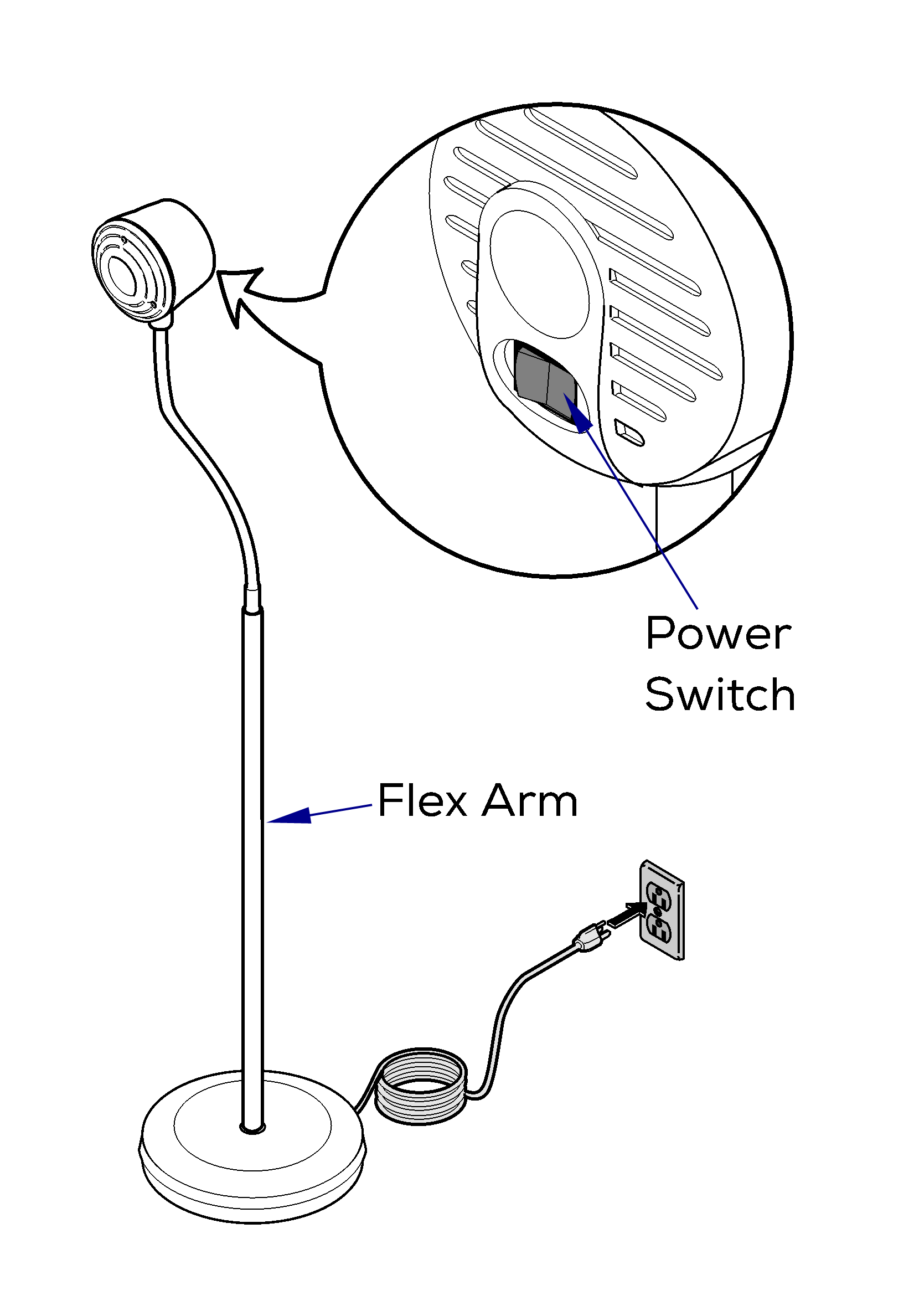 250 LED light