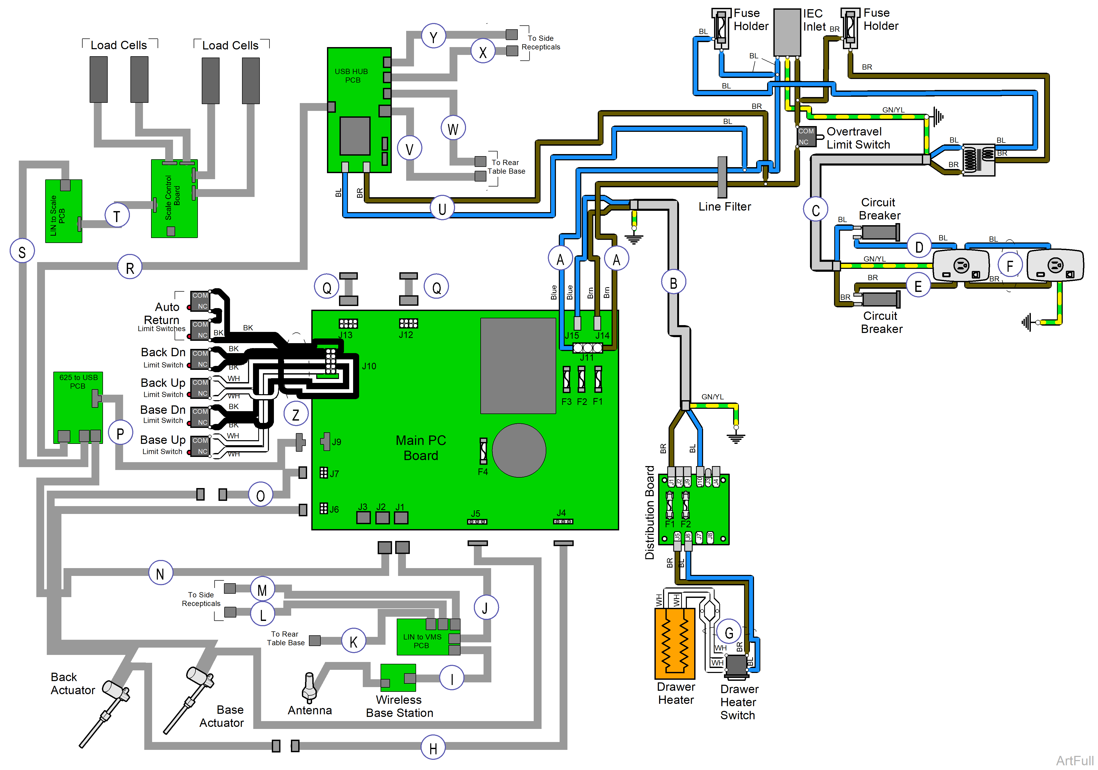 625 Table -004 Wiring Diagram