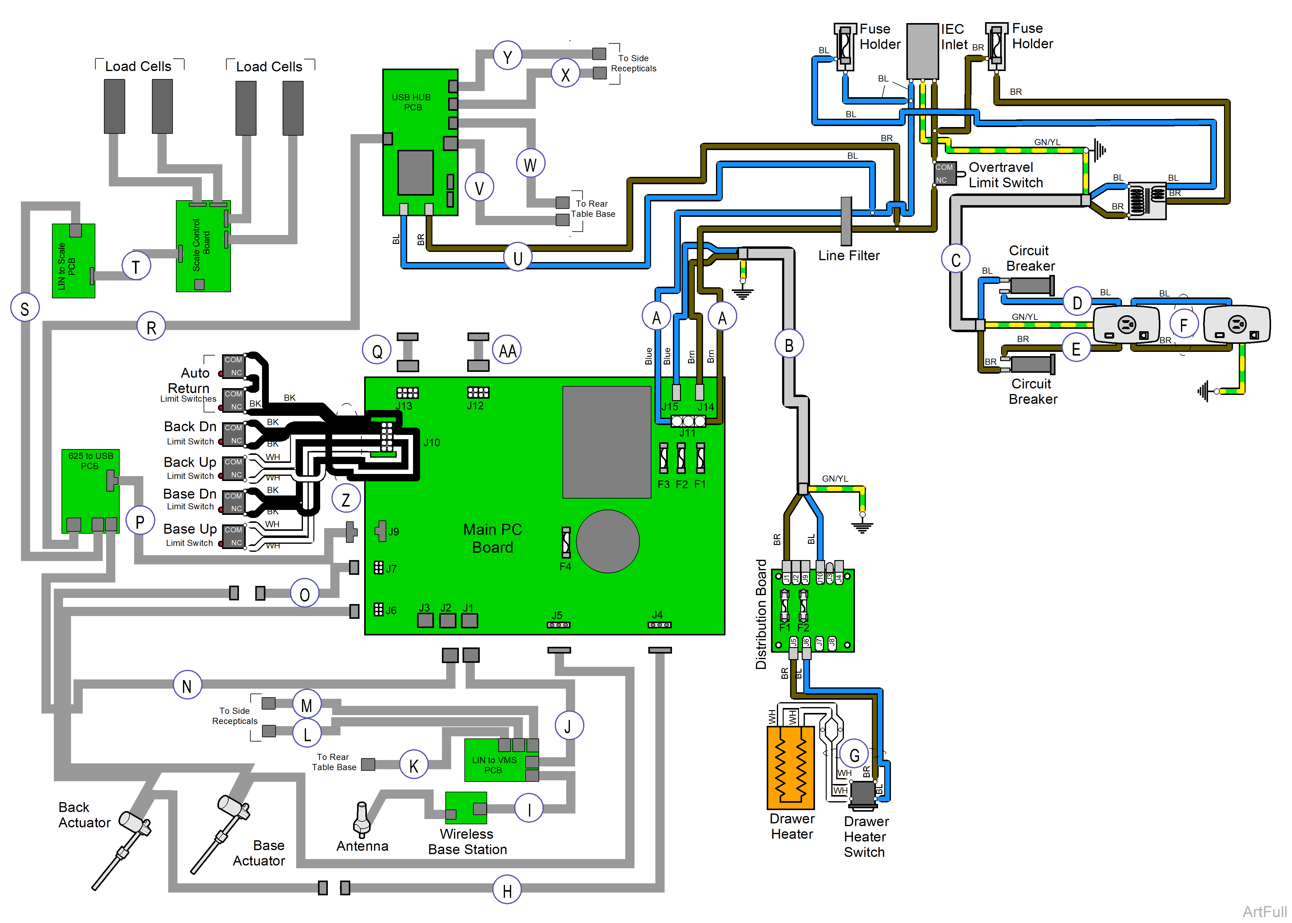 625 Table -004 Wiring Diagram