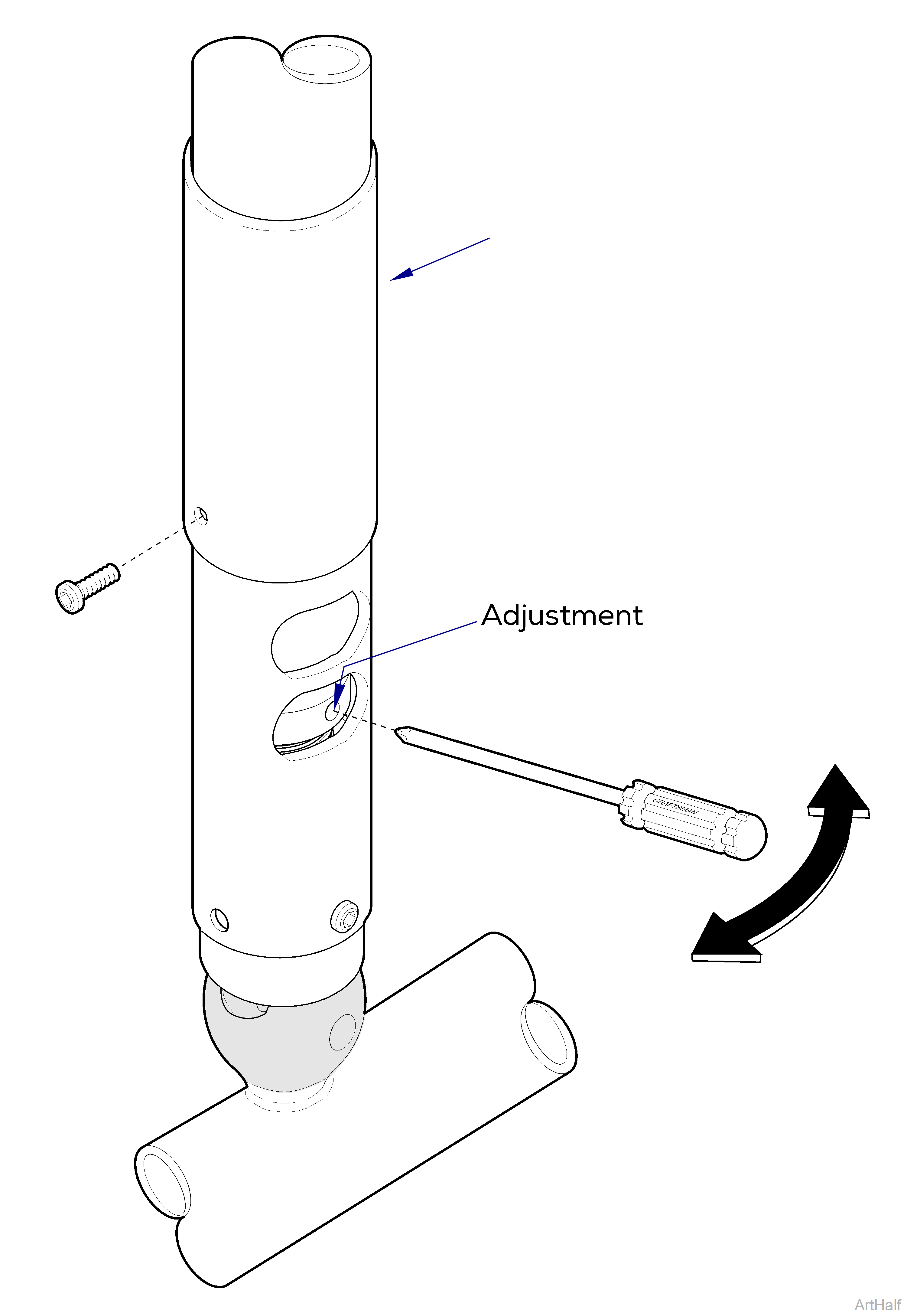 355 Light Ball Pivot Bearing Test and Repair