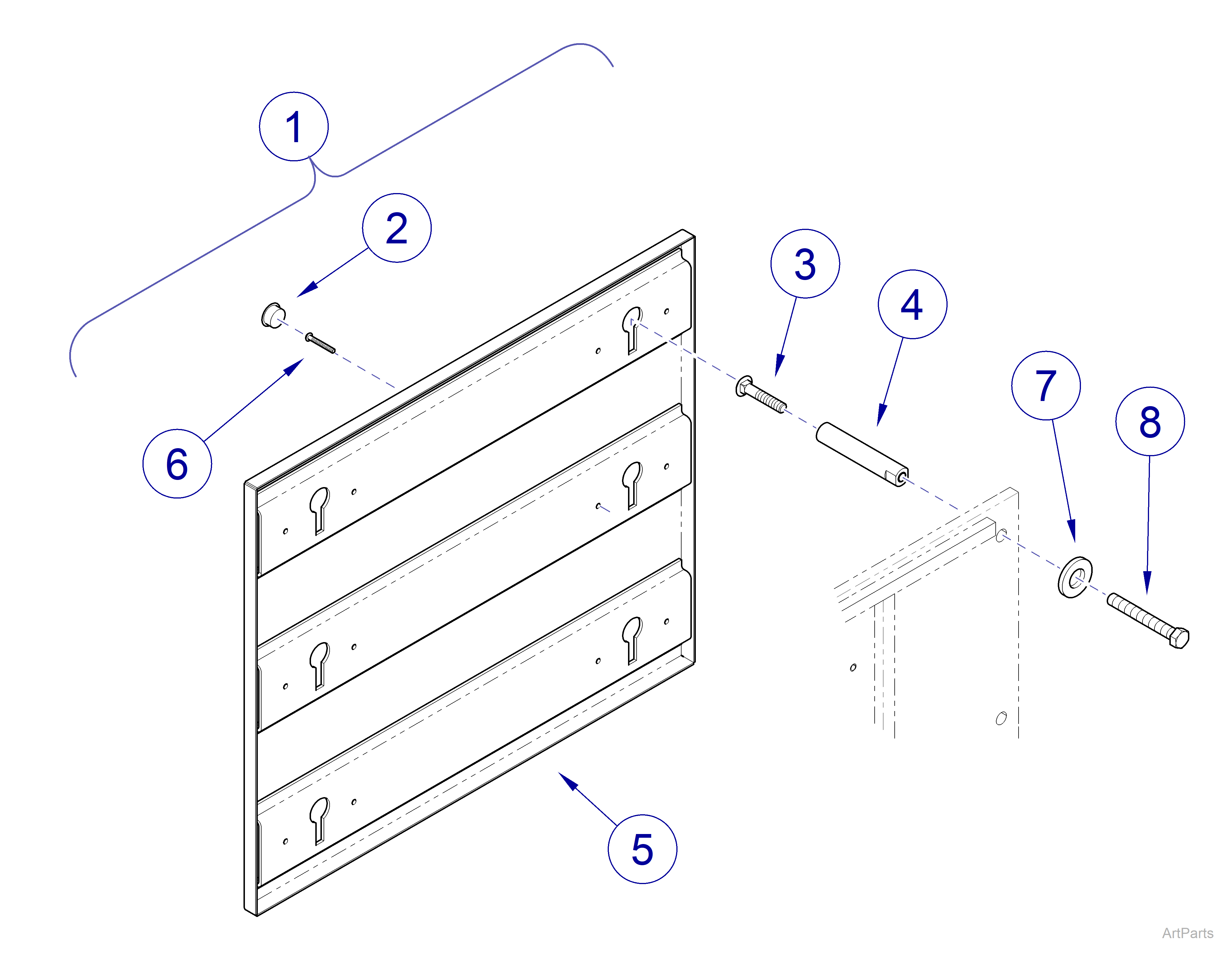  Steel-framed Wall Backer Plate