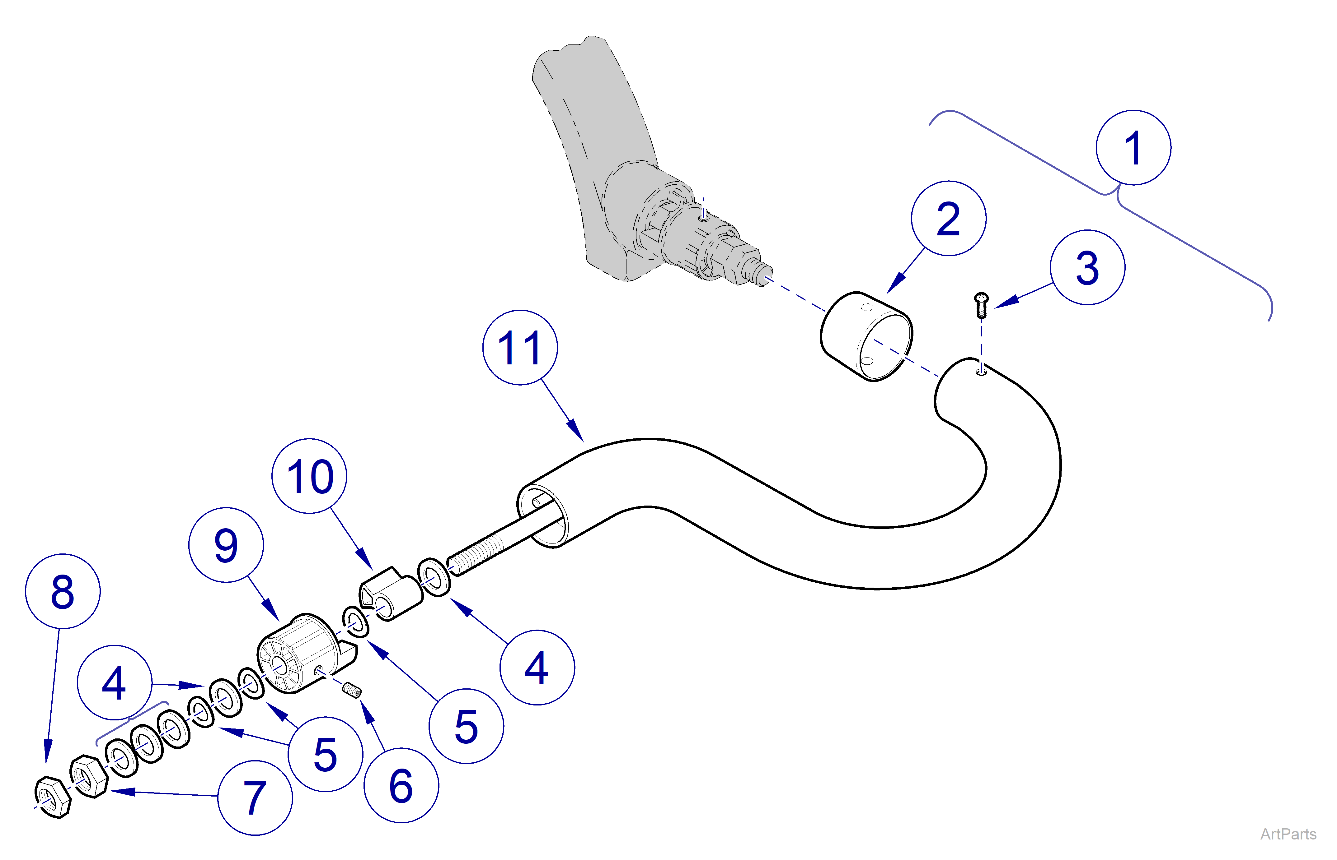 355 Ceiling Lighting SystemLamp Tube Assembly