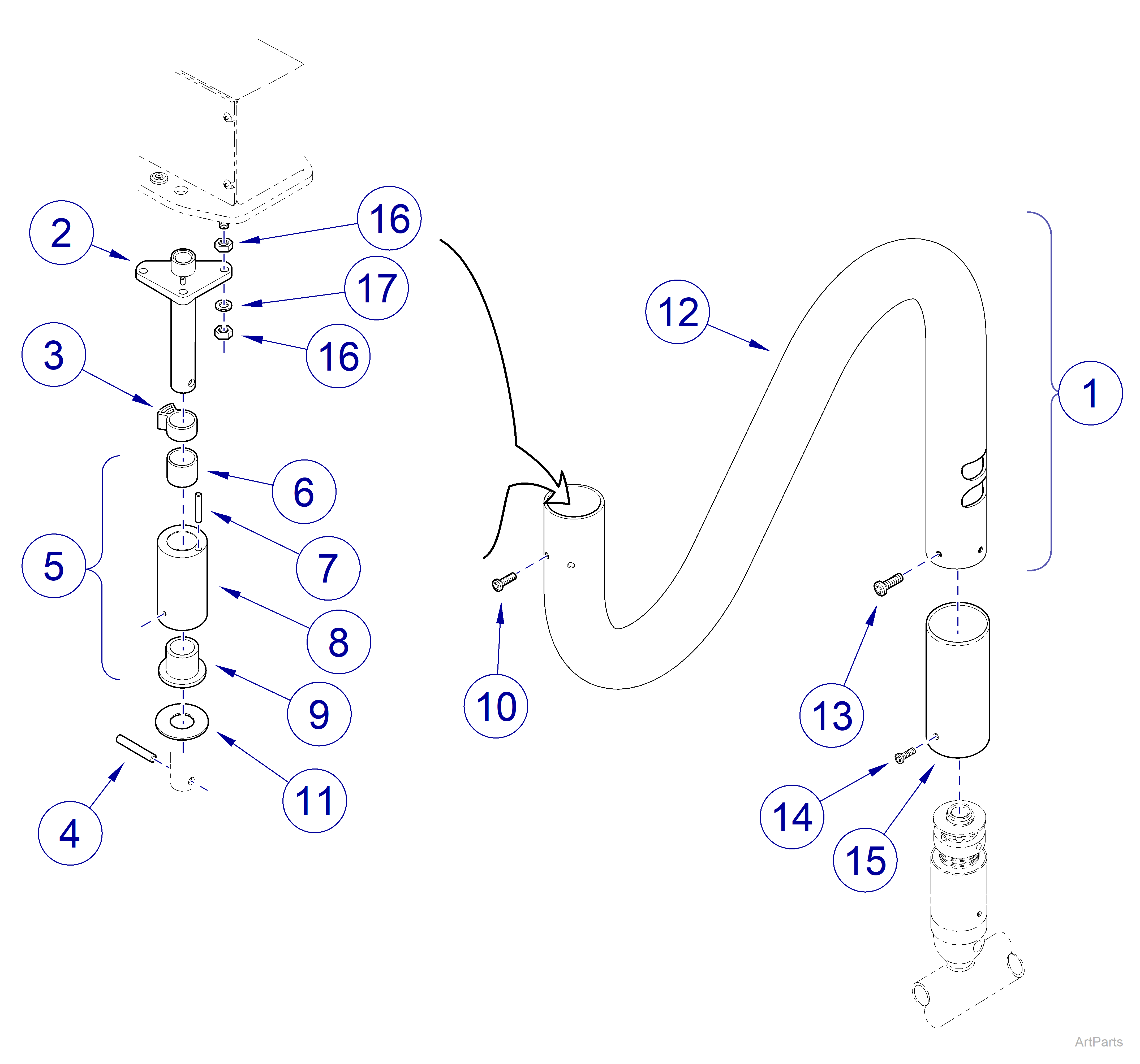 Down Tube Assembly
