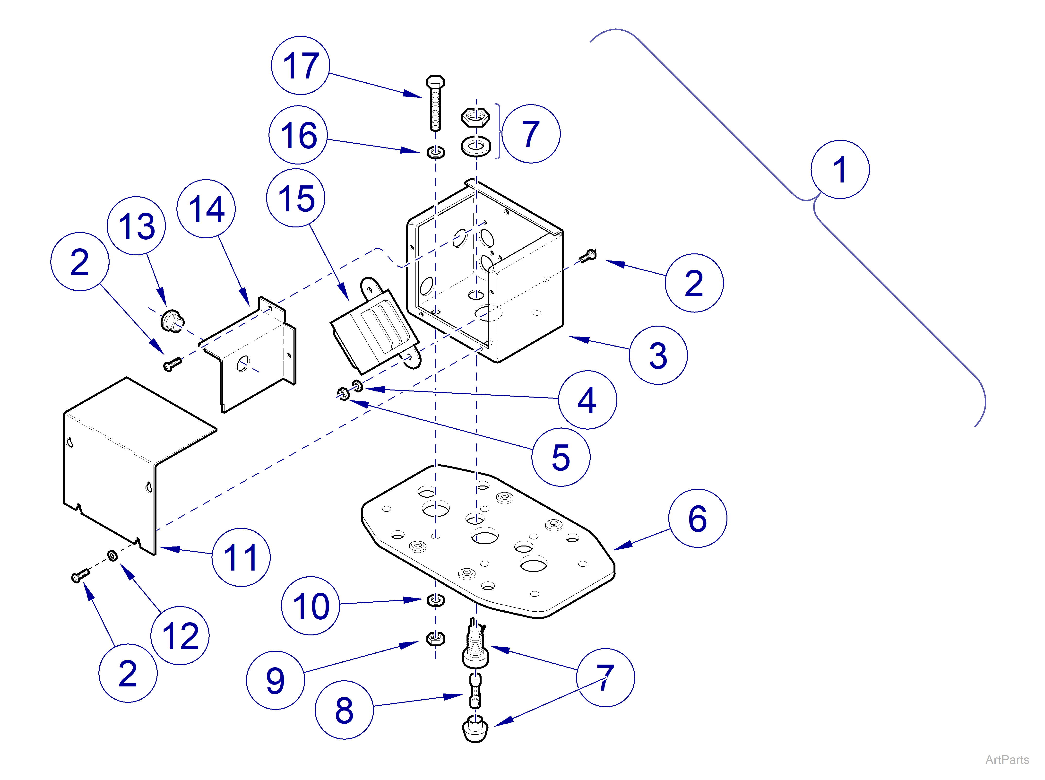 Ceiling Plate (Single Light)