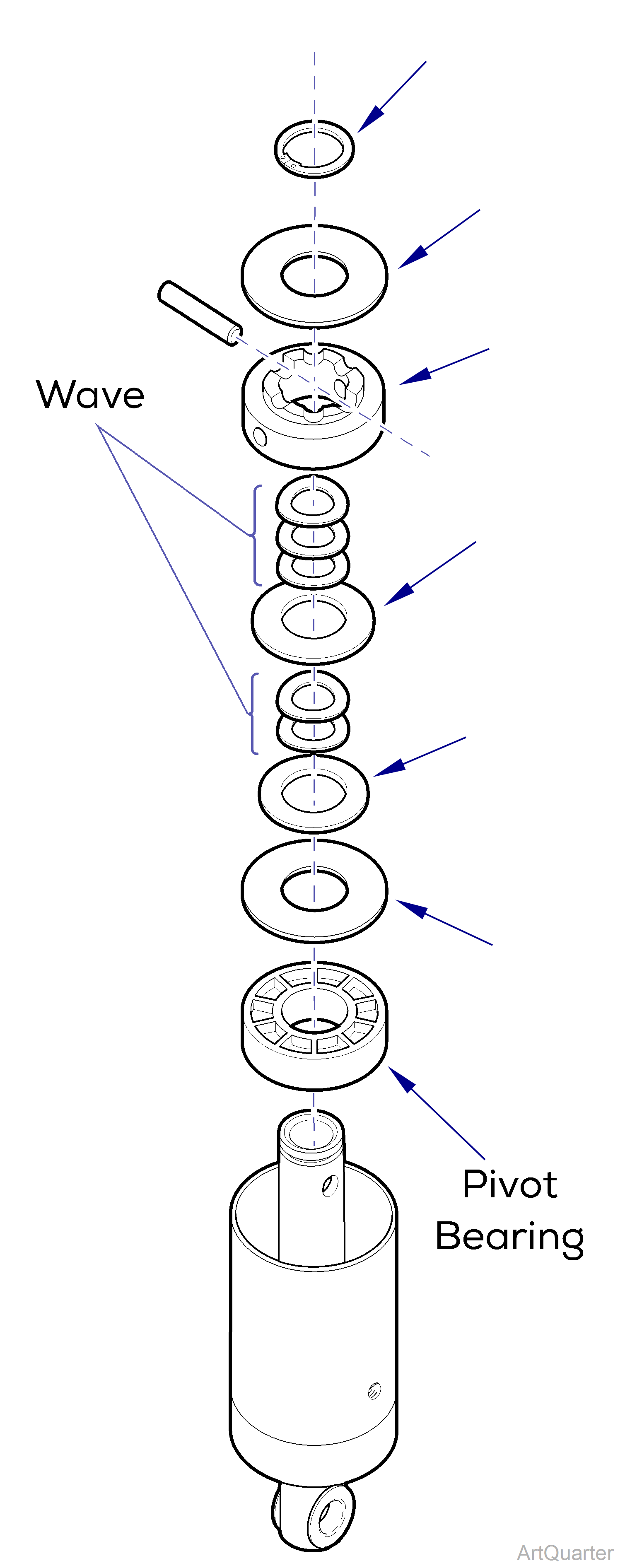 354 Light Exploding Ball Pivot Diagram