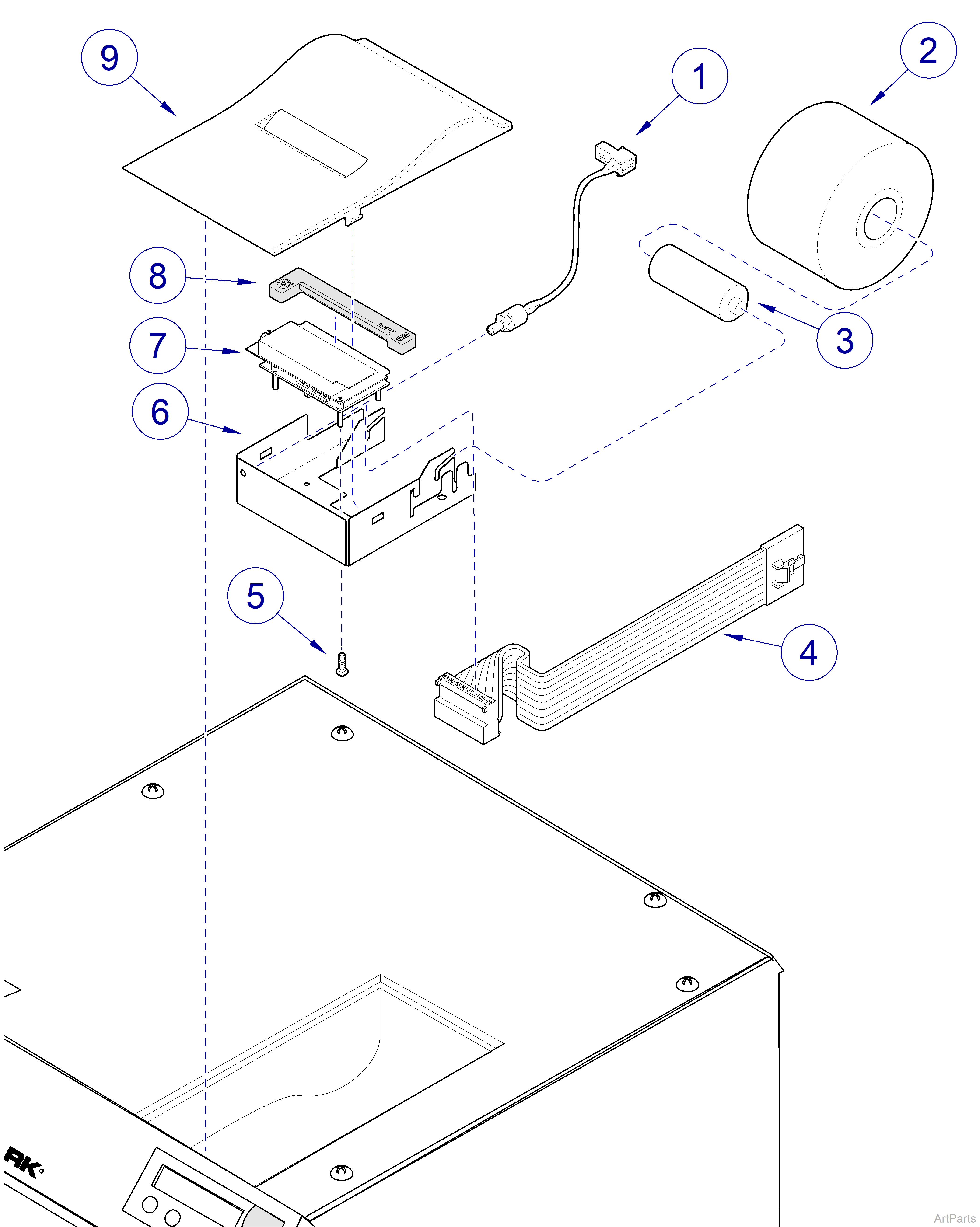 9A259001 Printer Assembly