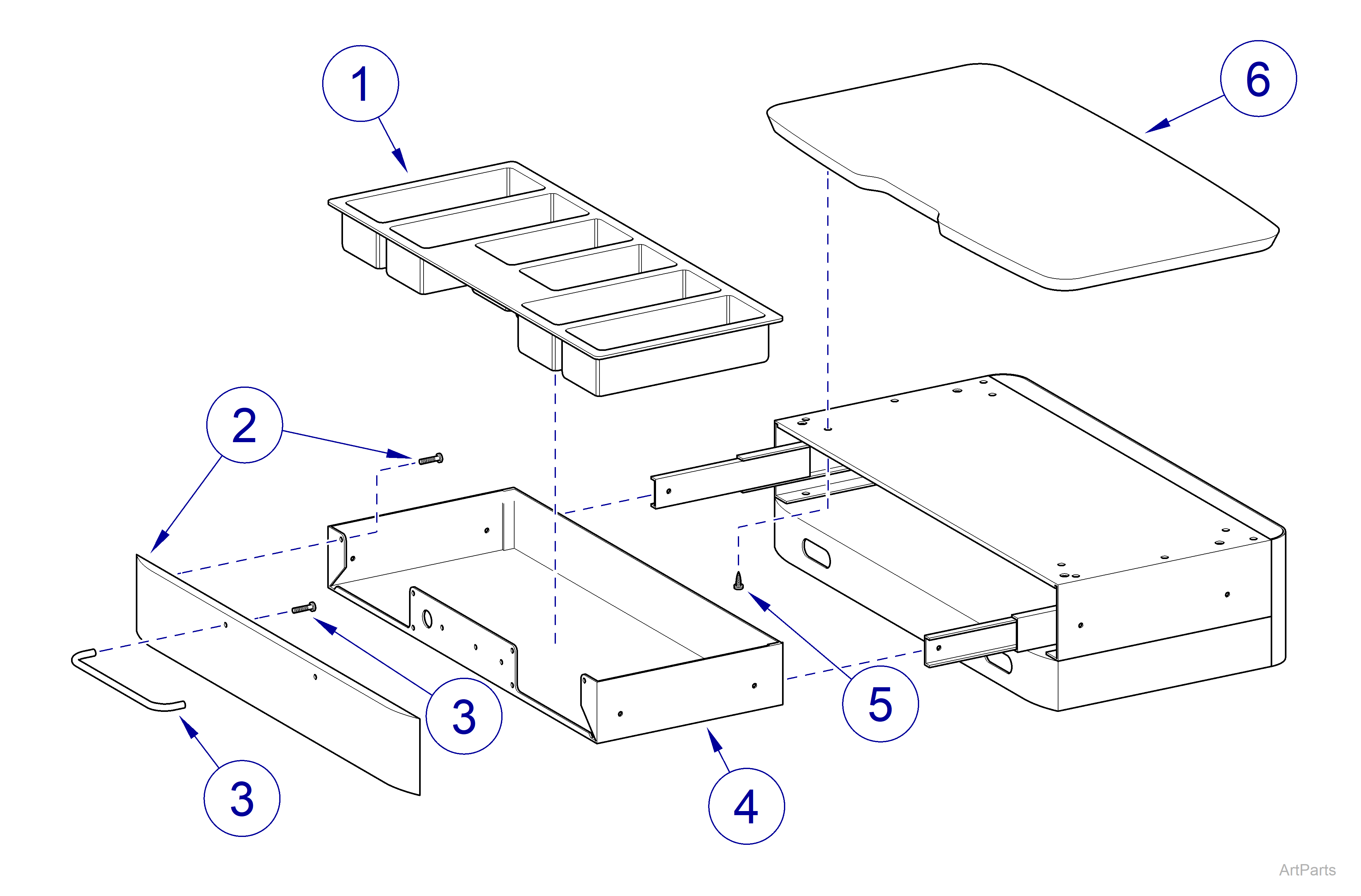 Med Drawer Options MD41-MM Med Drawer w/o Lock (previous)
