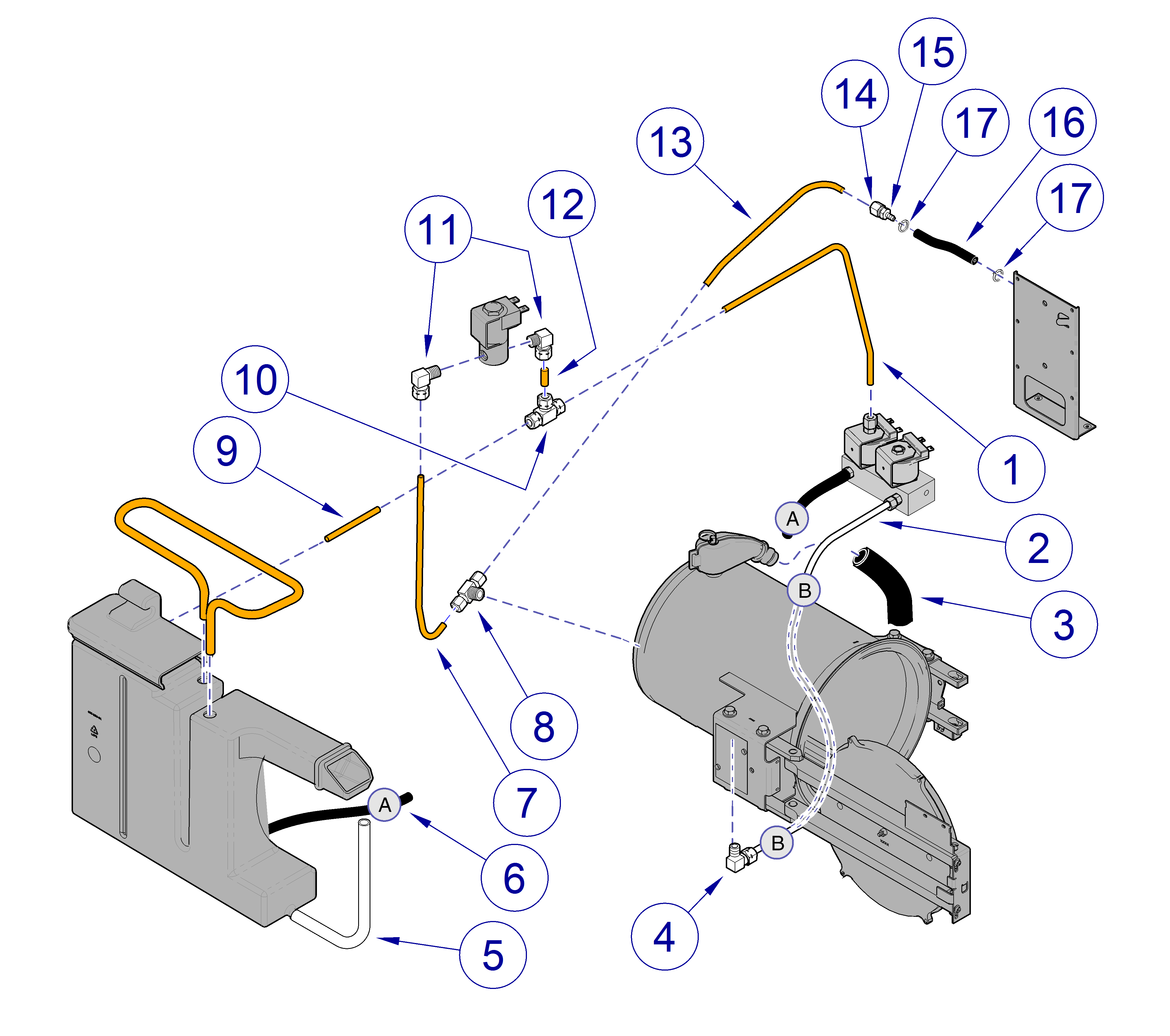 M9/M11 -033 / -034 Tubing / Fittings