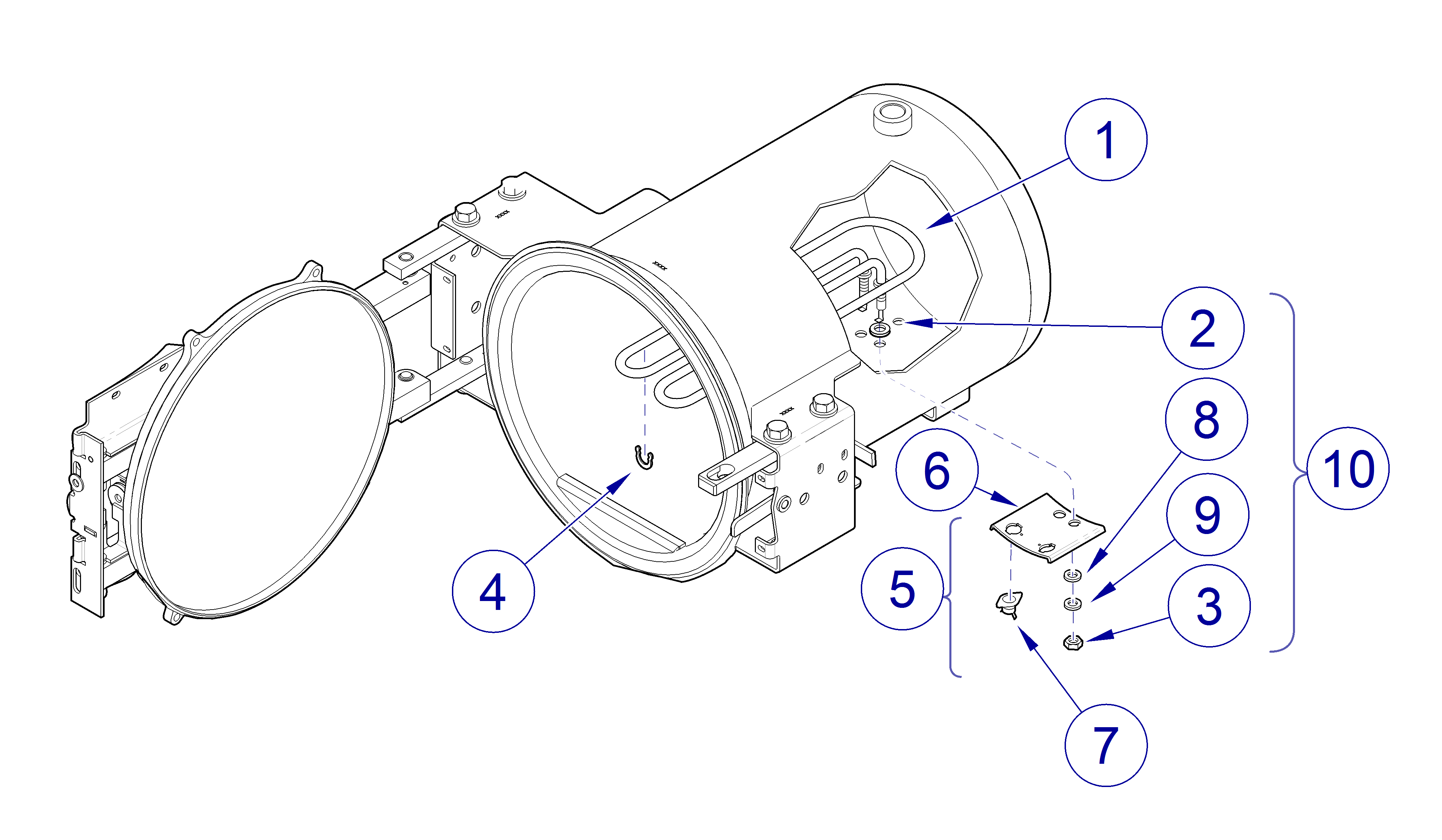 M9/D and M11/D -020 thru -022 Heating Element / Hi-Limit Thermostats