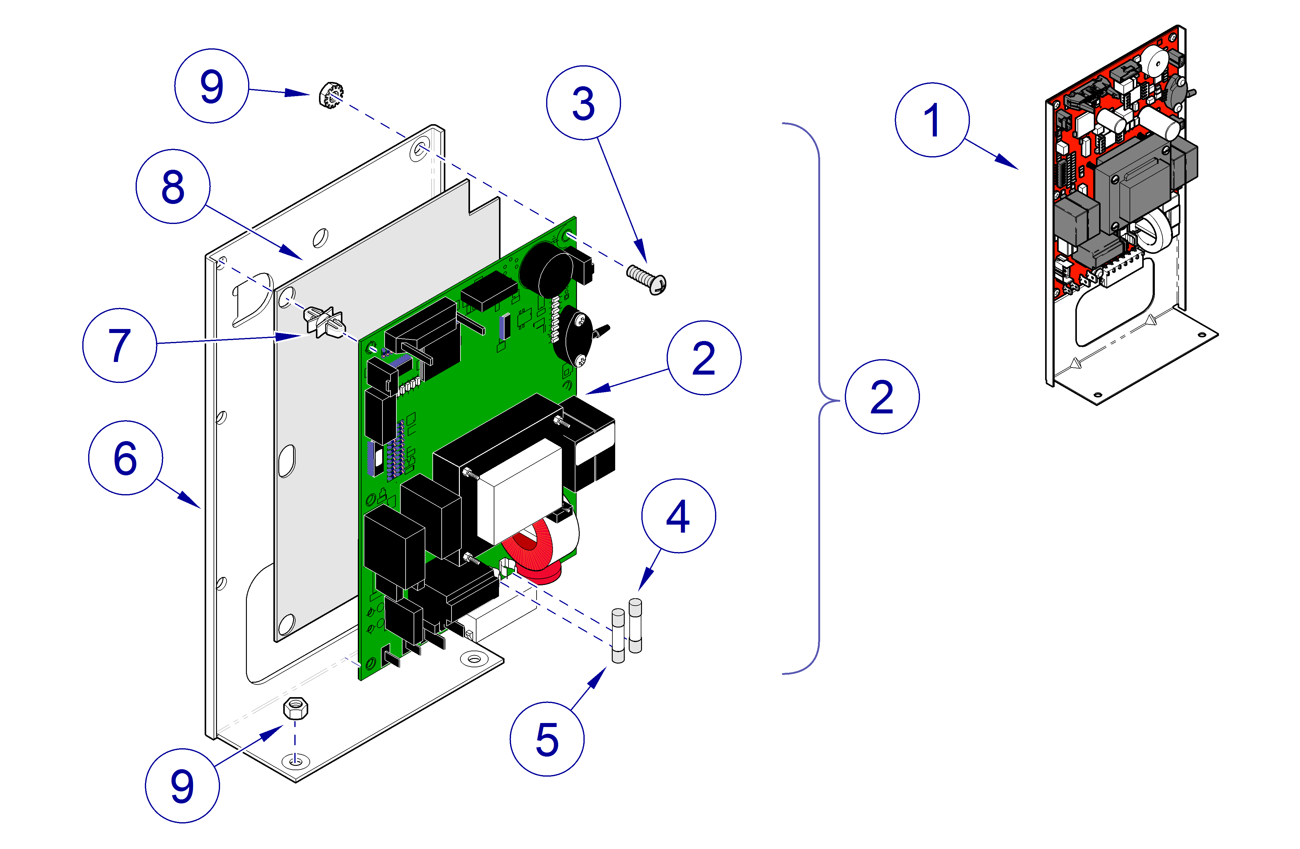 M9/M11 -033/-034 Main PC Board