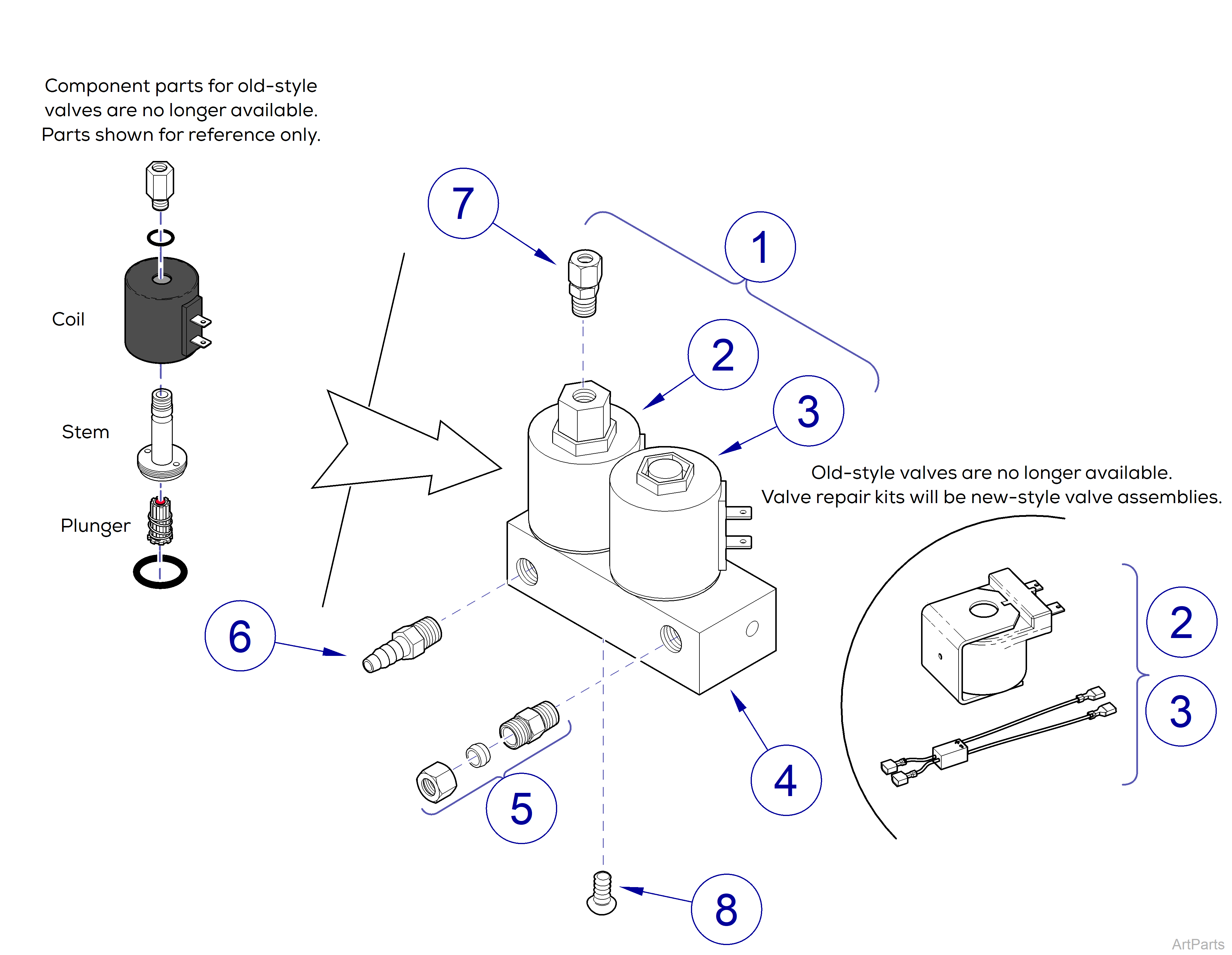 M9/D and M11/D -020 thru -022 Fill / Vent Valve