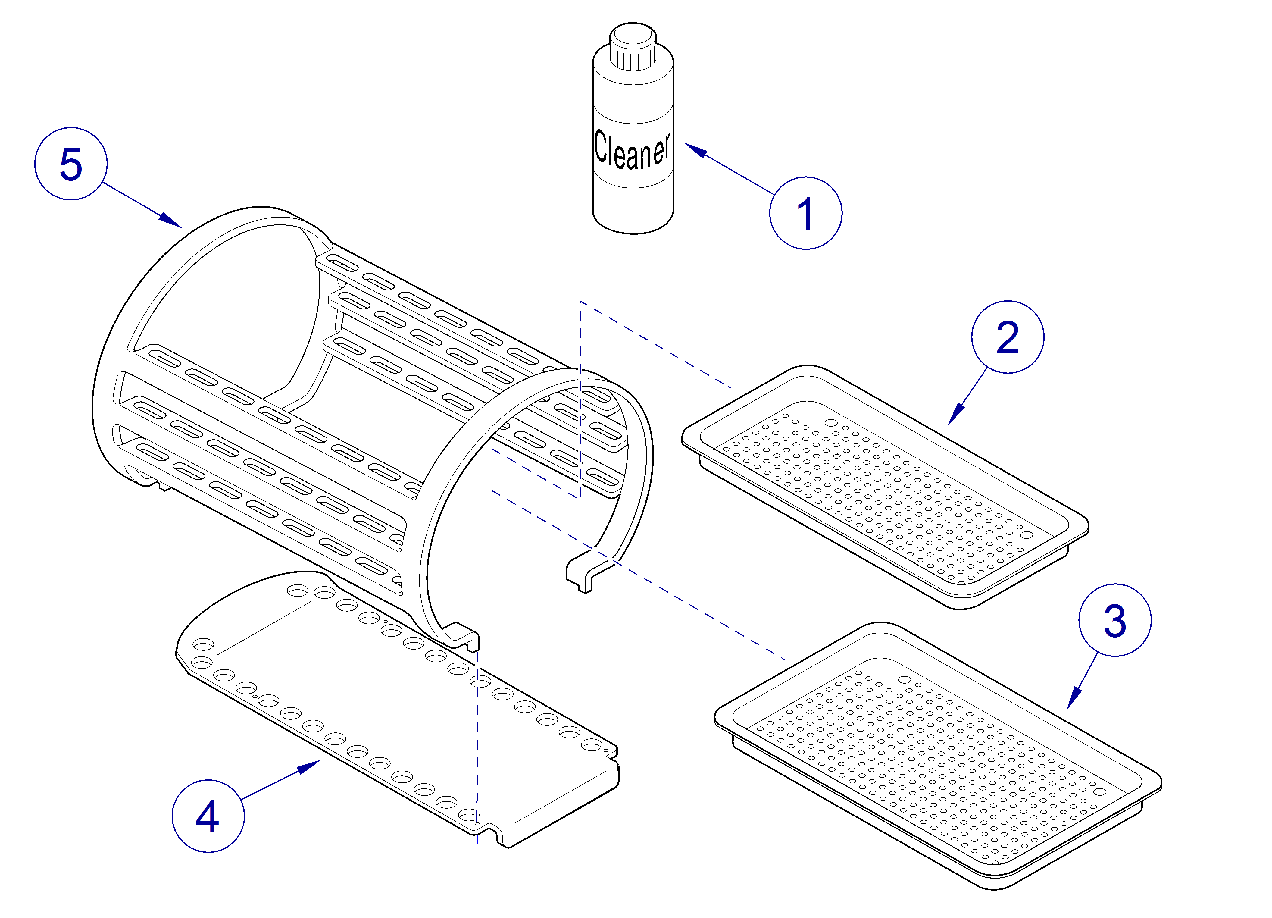 M9/D and M11/D -020 thru -022 Trays / Racks