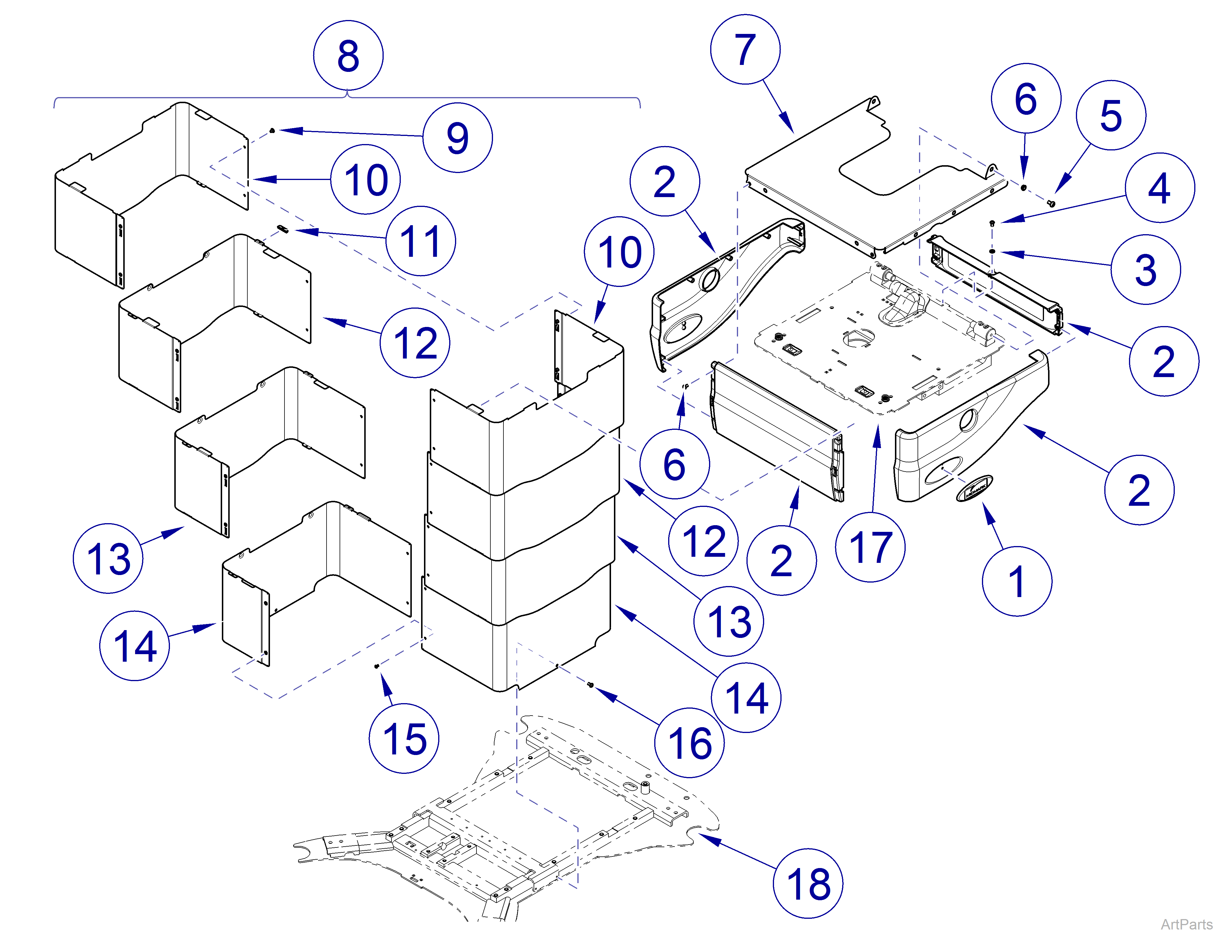 630 Human Form® Procedures Chair630 Barrier-Free® Universal Procedures Table Base Shrouds