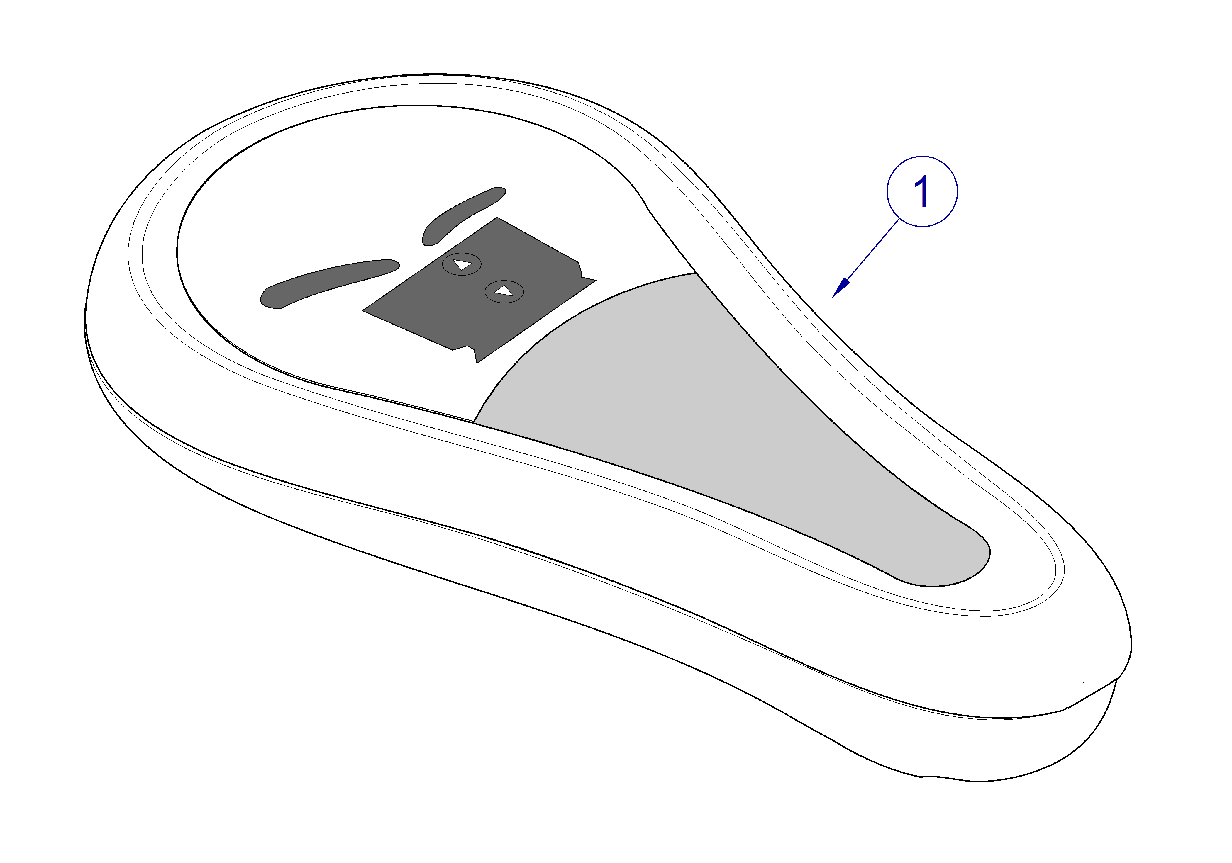 625 Table Wireless Hand Control Assembly