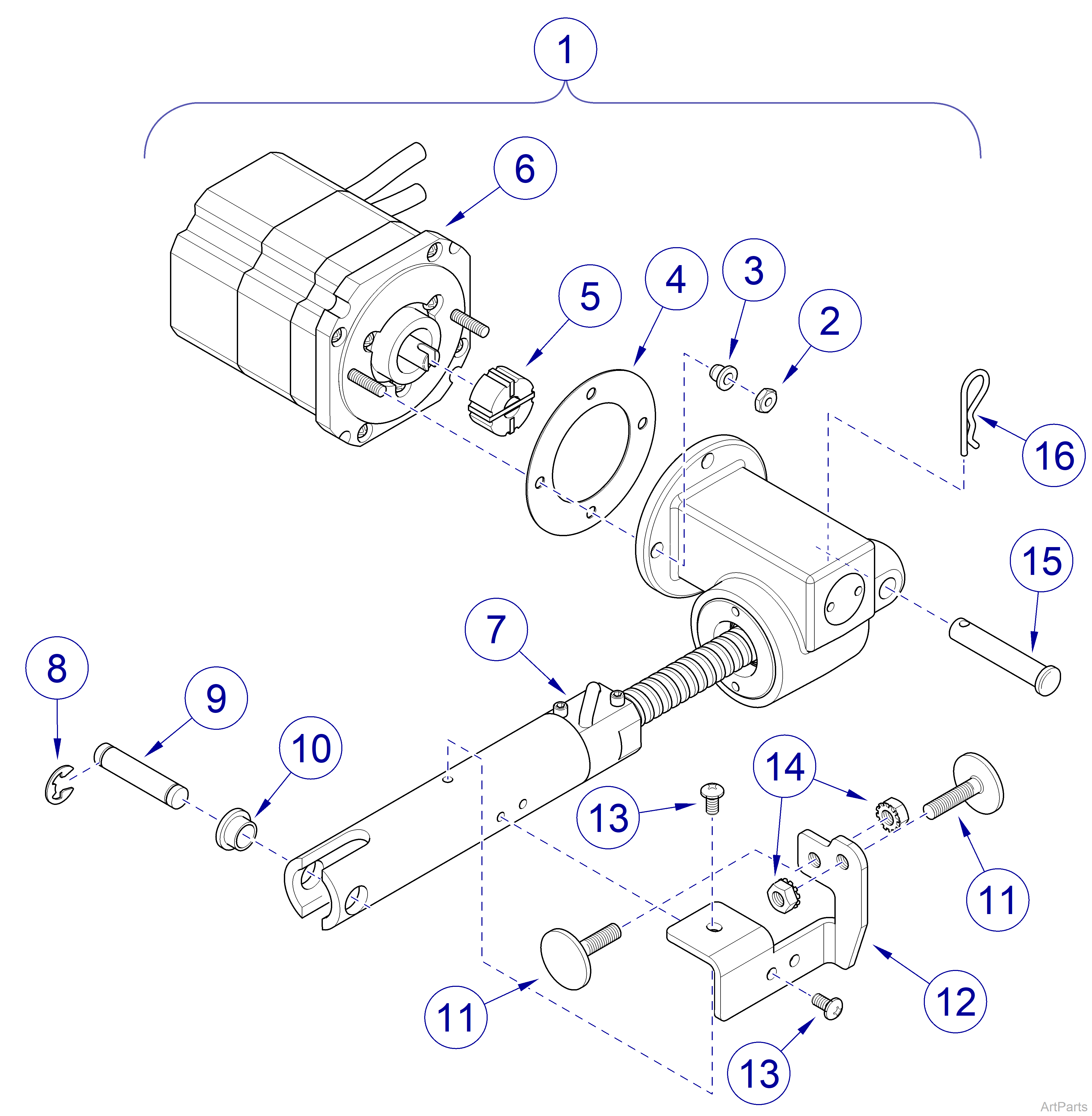 630 Human Form® Procedures Chair Foot Actuator