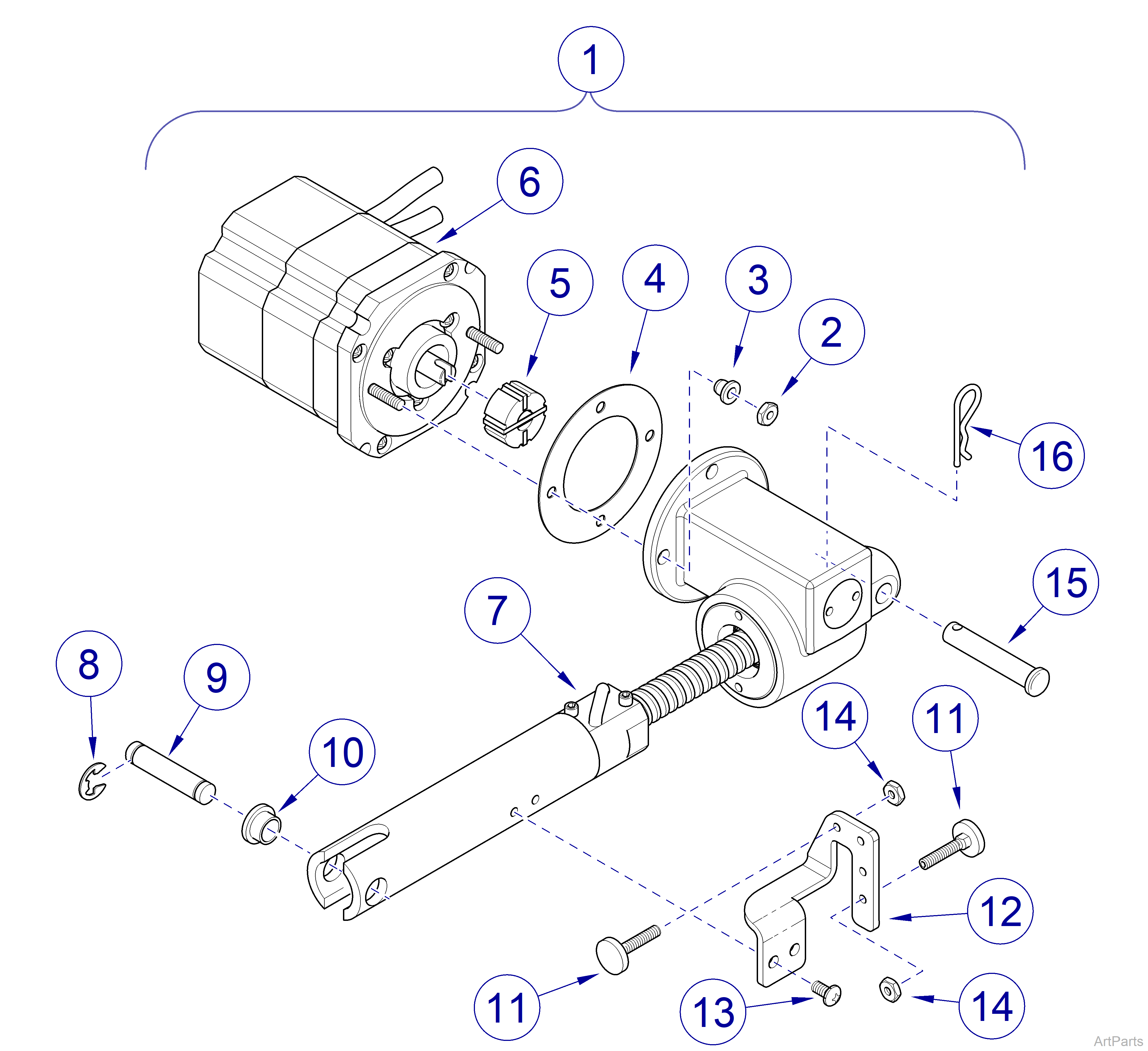 630 Human Form® Procedures Chair Foot Actuator