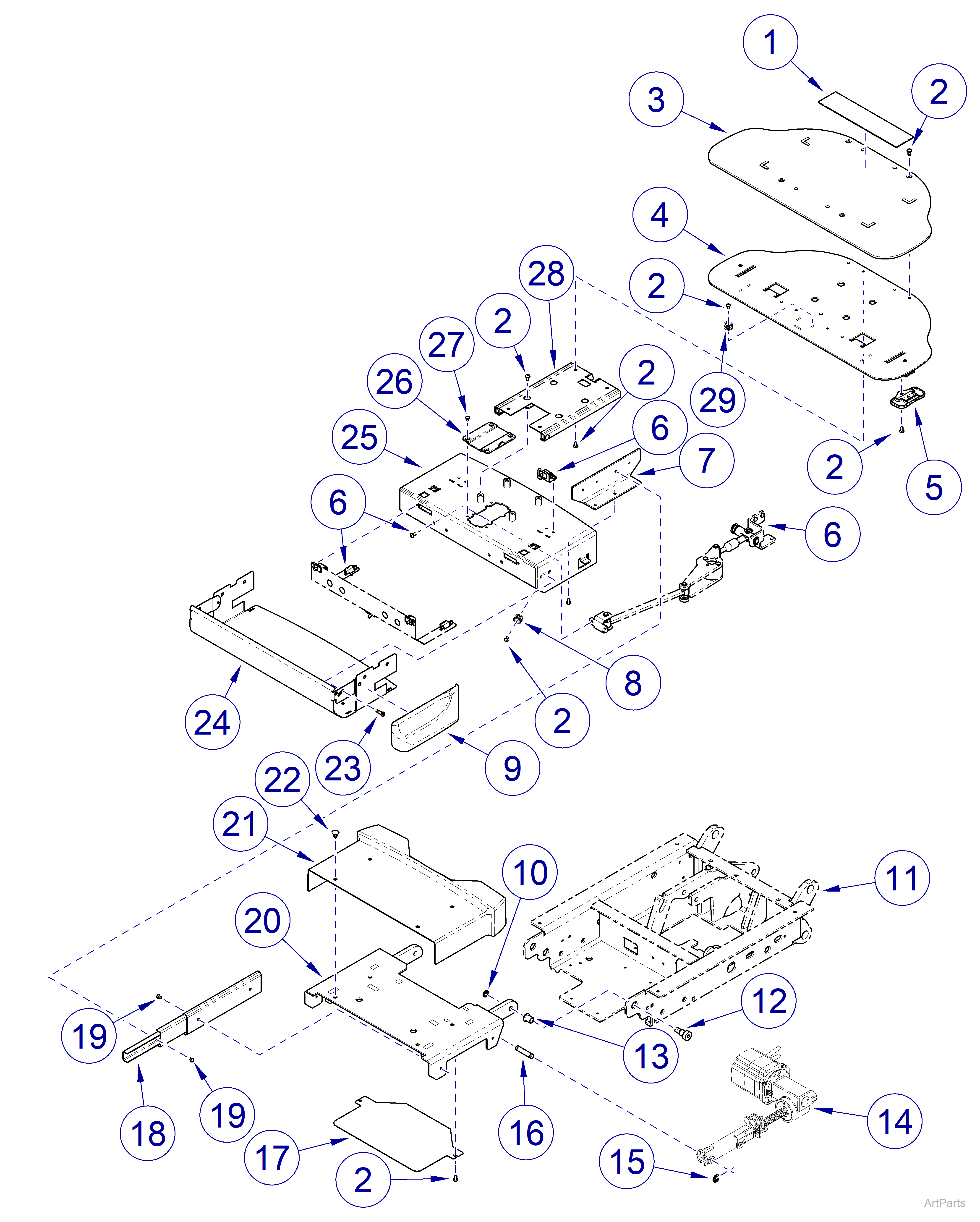 Midmark 630 Humanform Procedure Chair Accessories