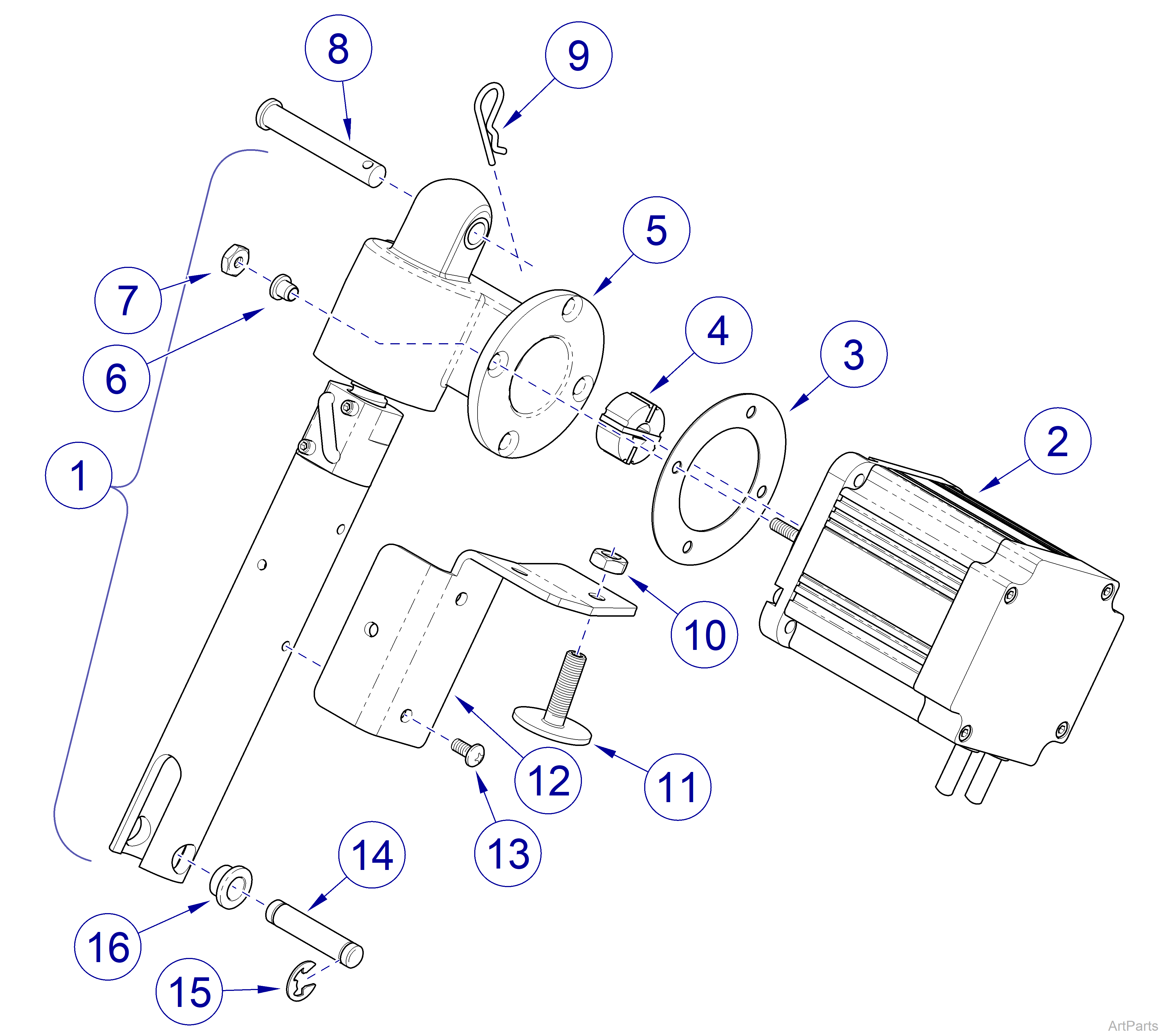 630 Human Form® Procedures Chair Back Actuator