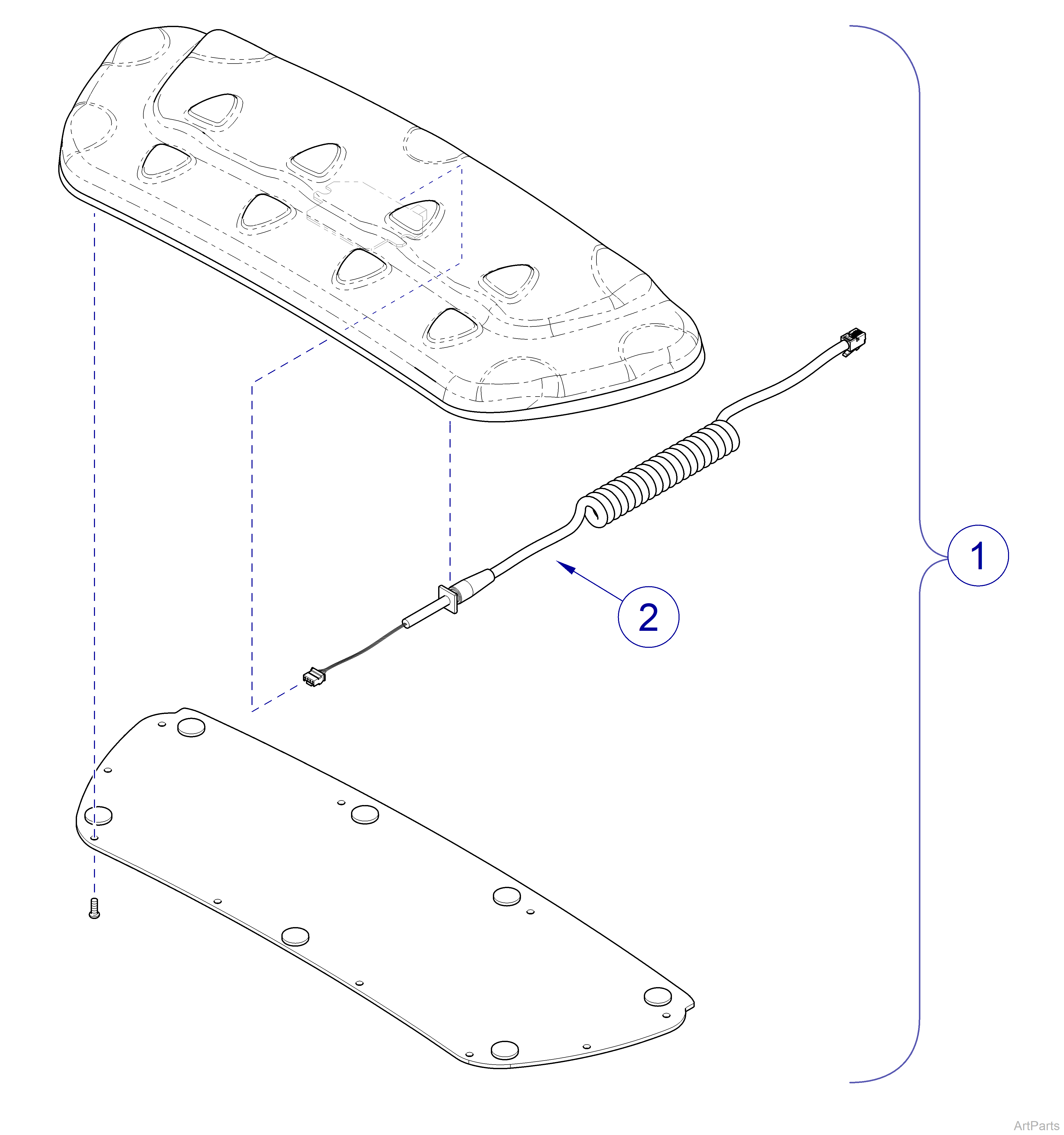 Midmark 630 Humanform Procedure Chair Accessories