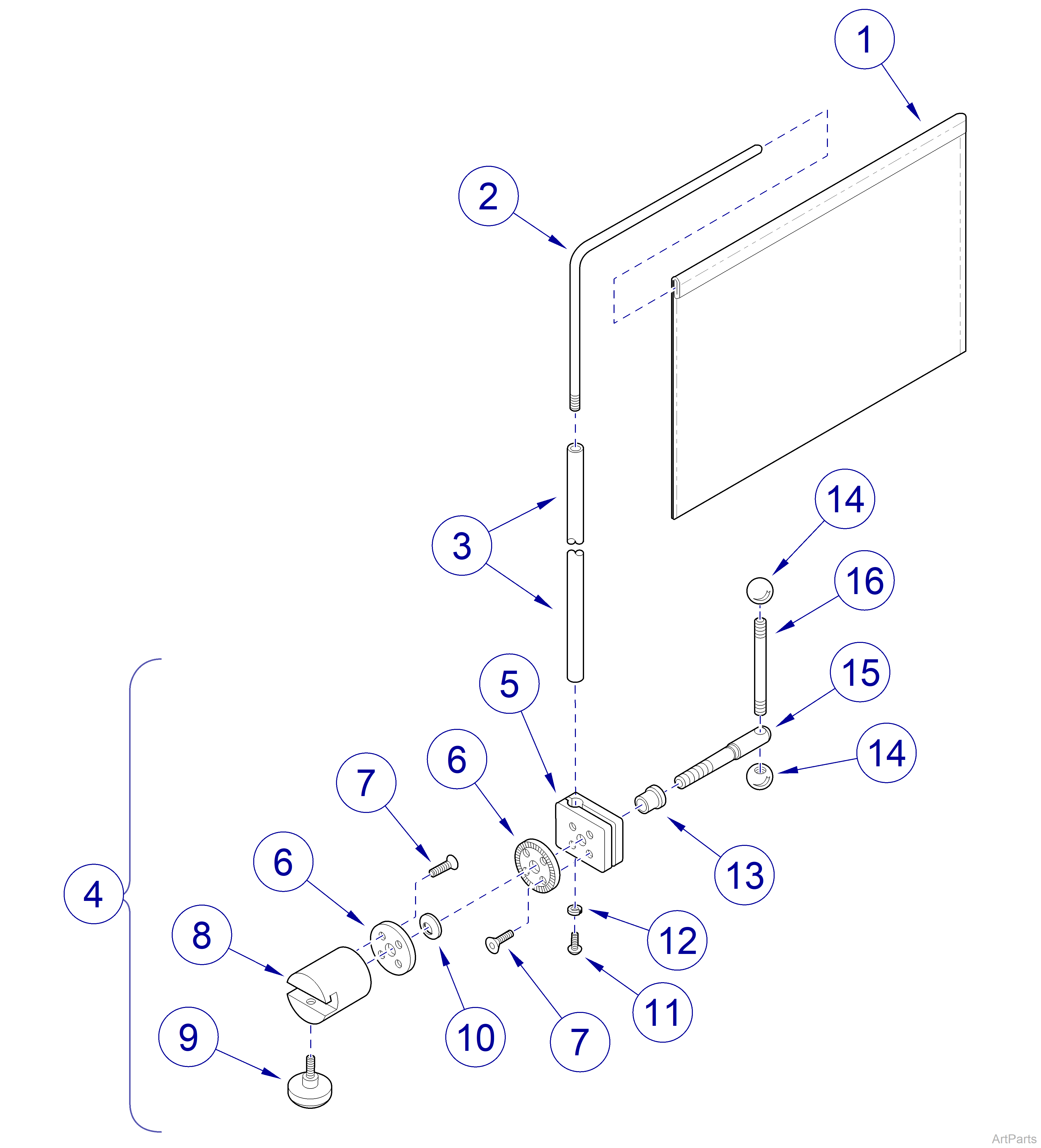 9A78001-xxx Anesthesia Vision Block Screen