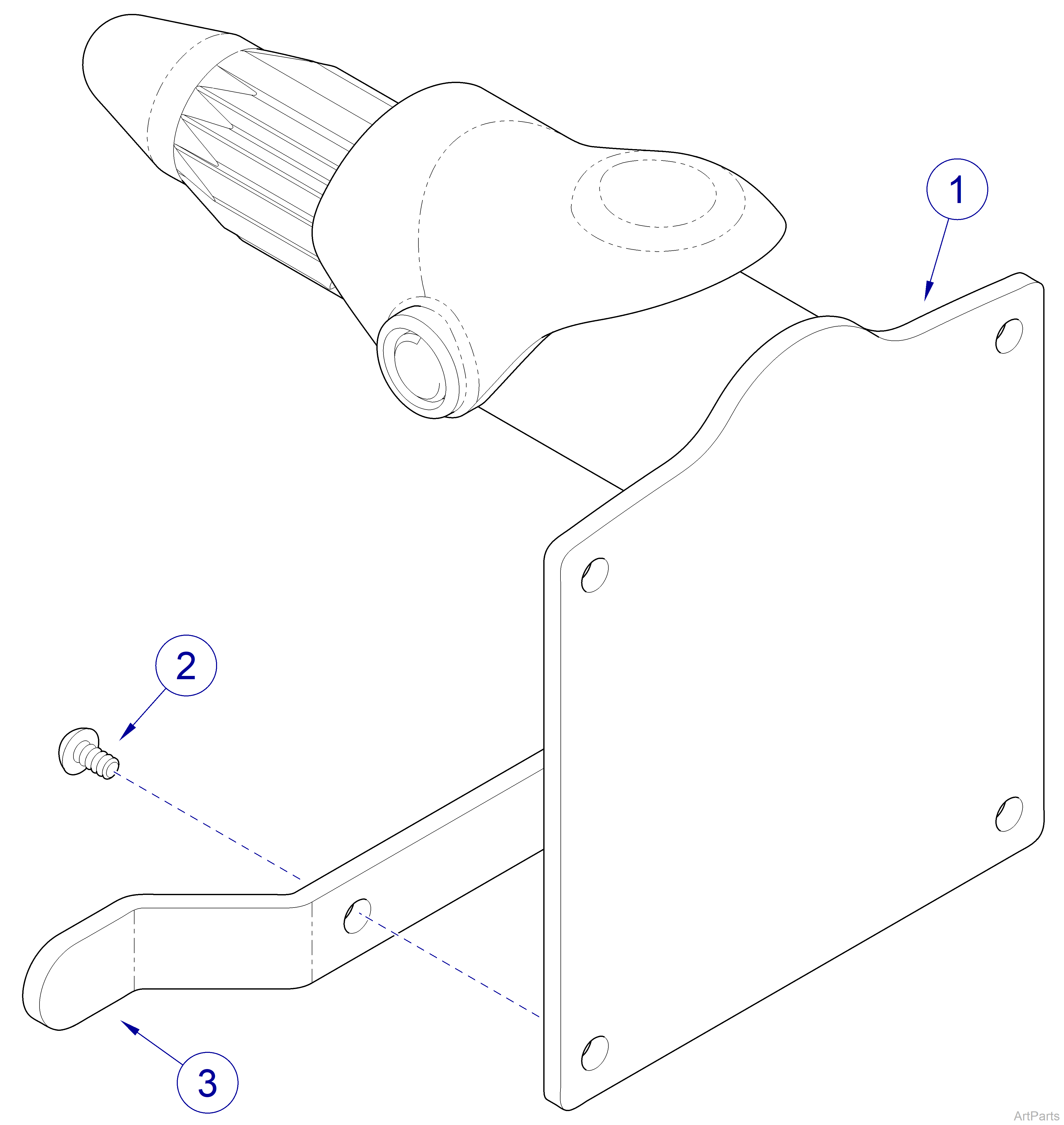 9A562, 9A563, 9A624, And 9A625 Spline Mount Assembly