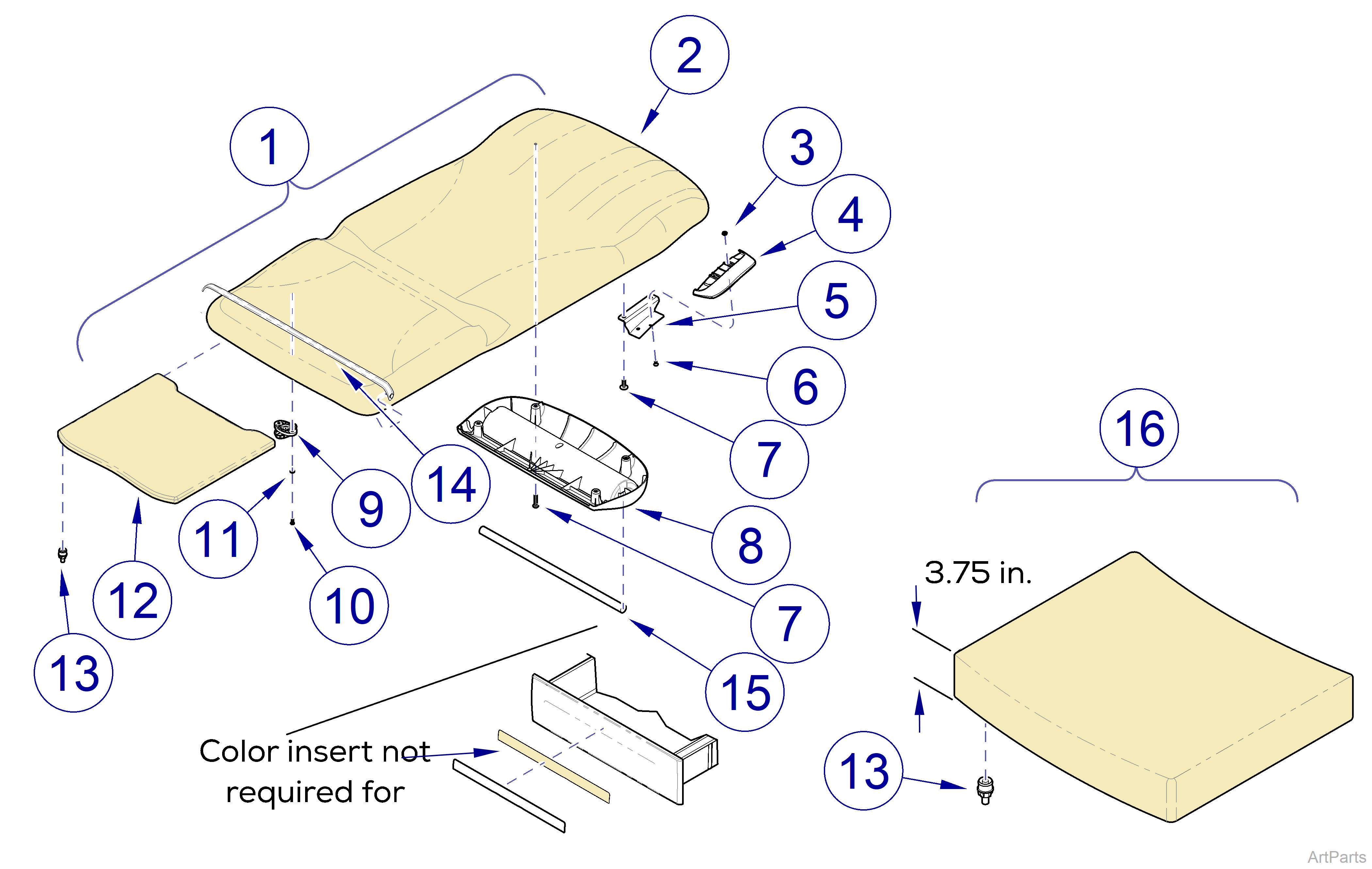 625 Table Premium Upholstery