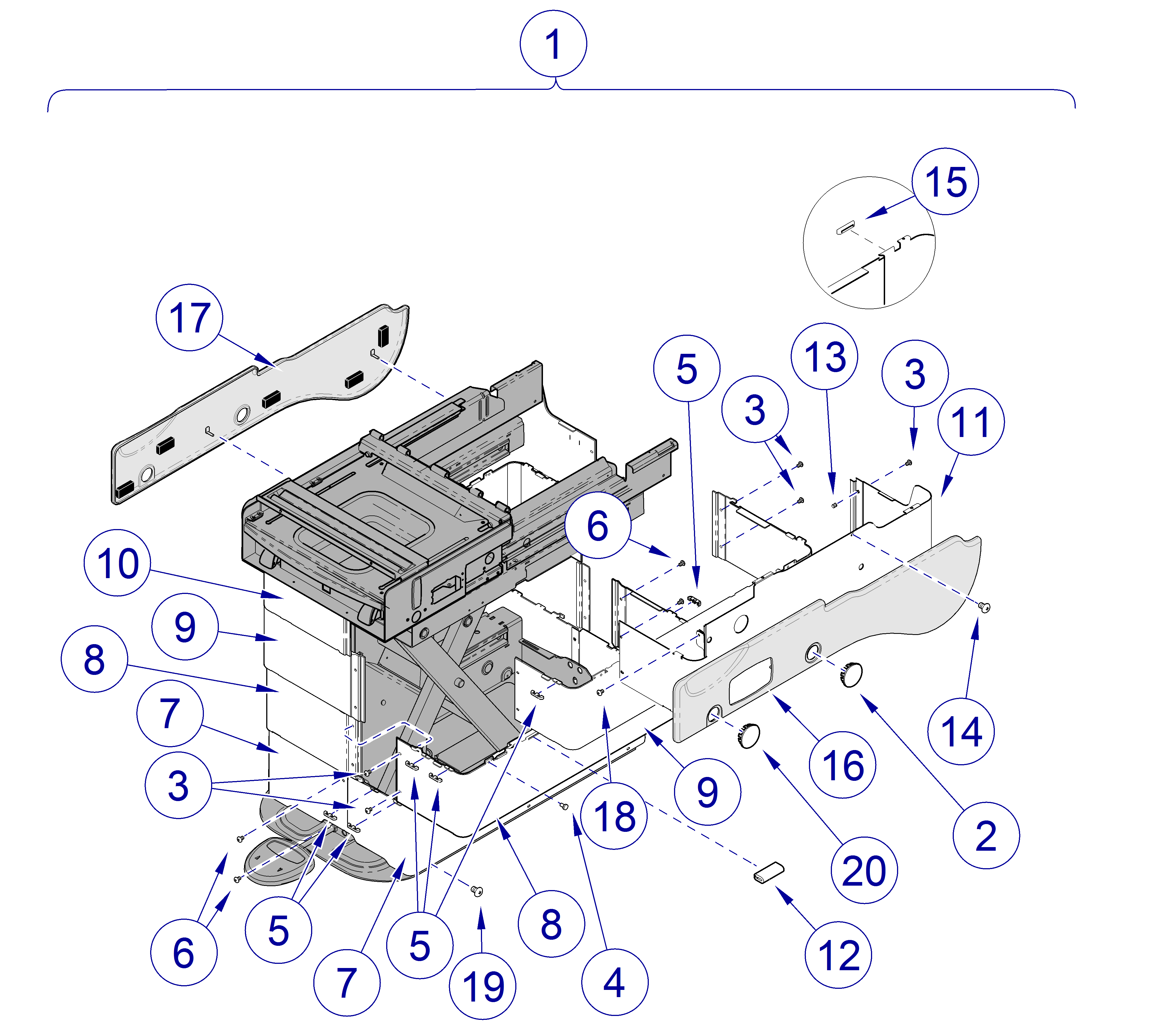 622 and 623 Exam Table Midmark® Model Table Shrouds