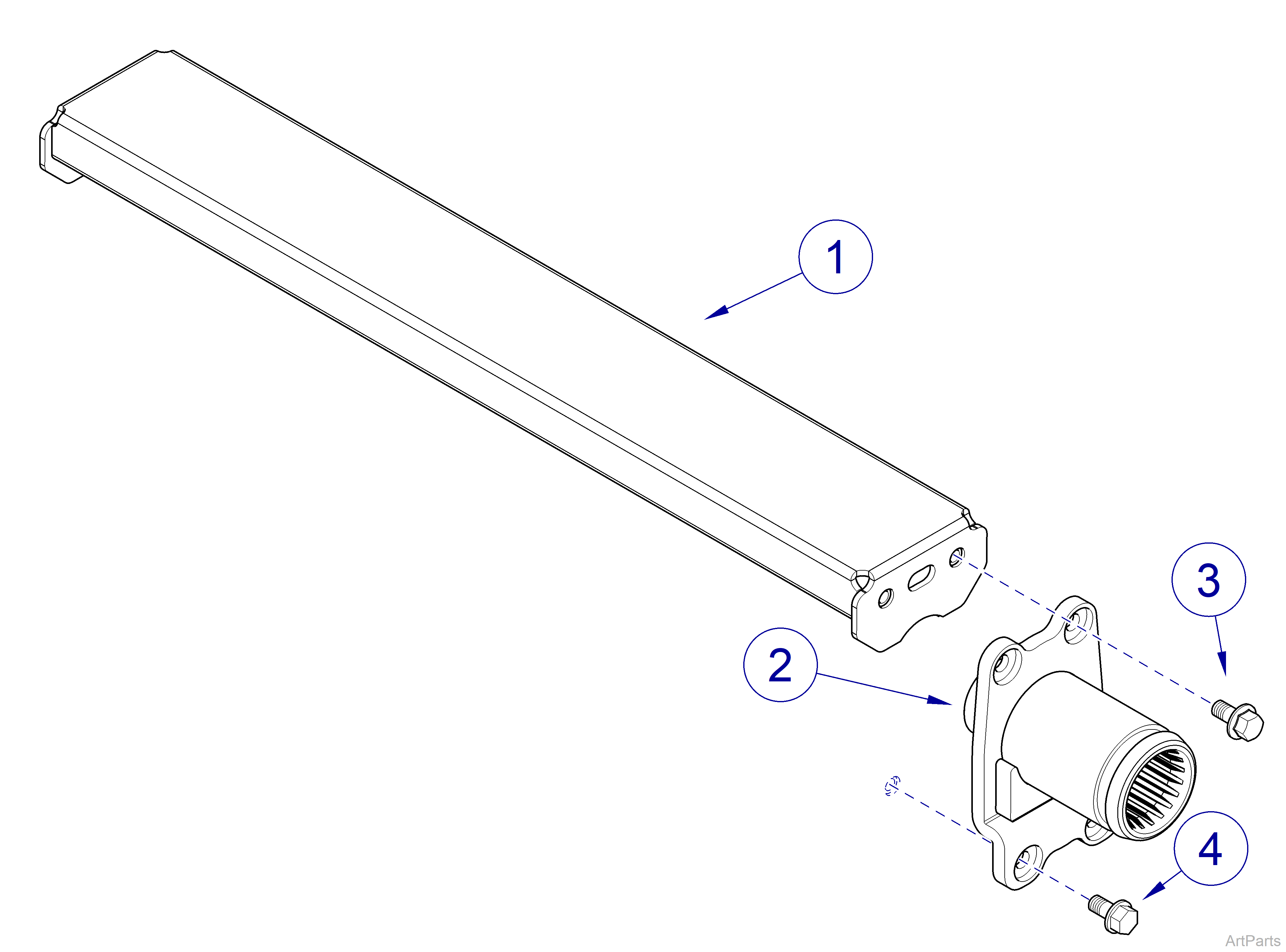 9A585 Spline Receiver Assembly