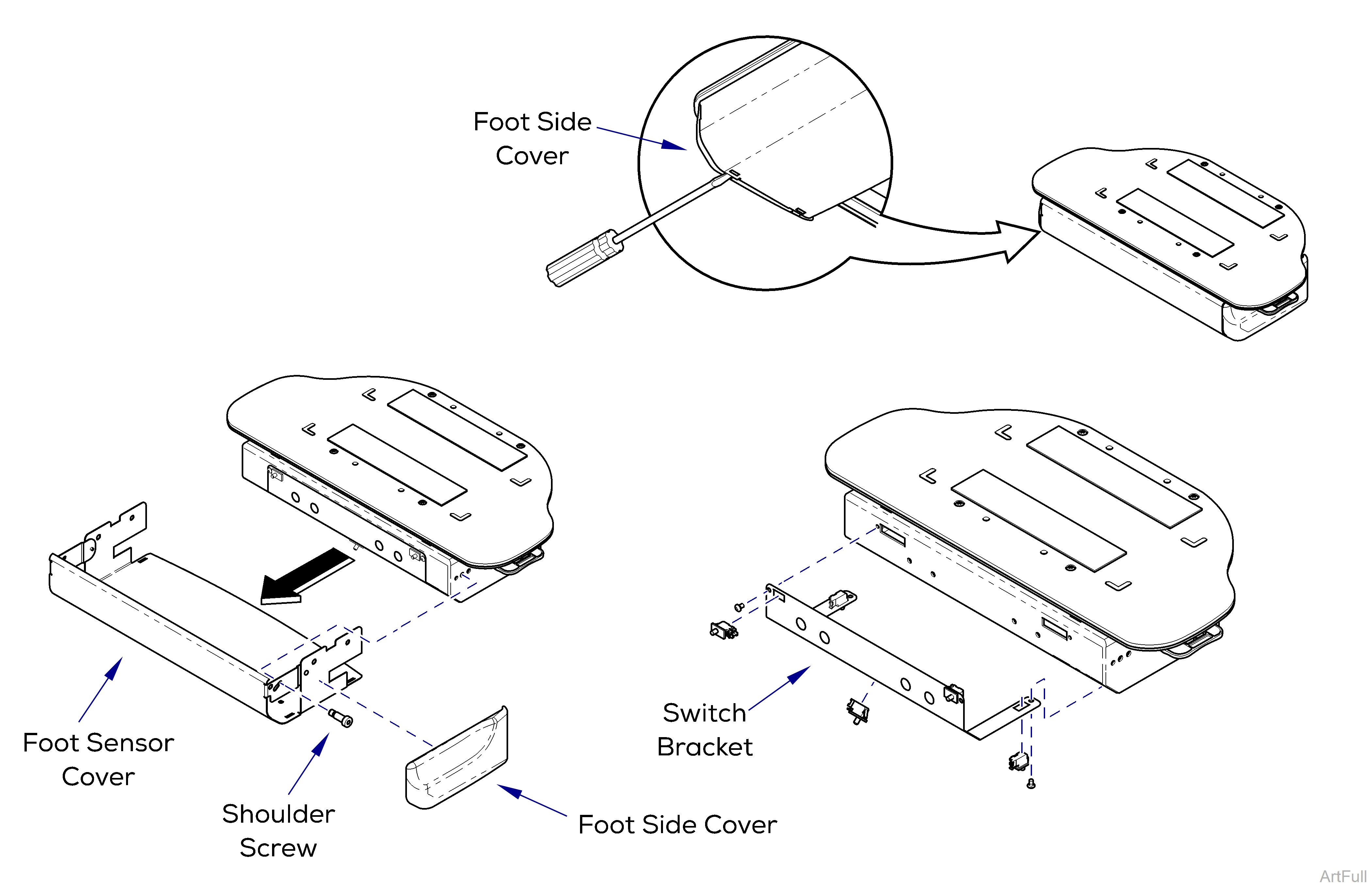 630 Chair Foot Smart Sensor Switches
