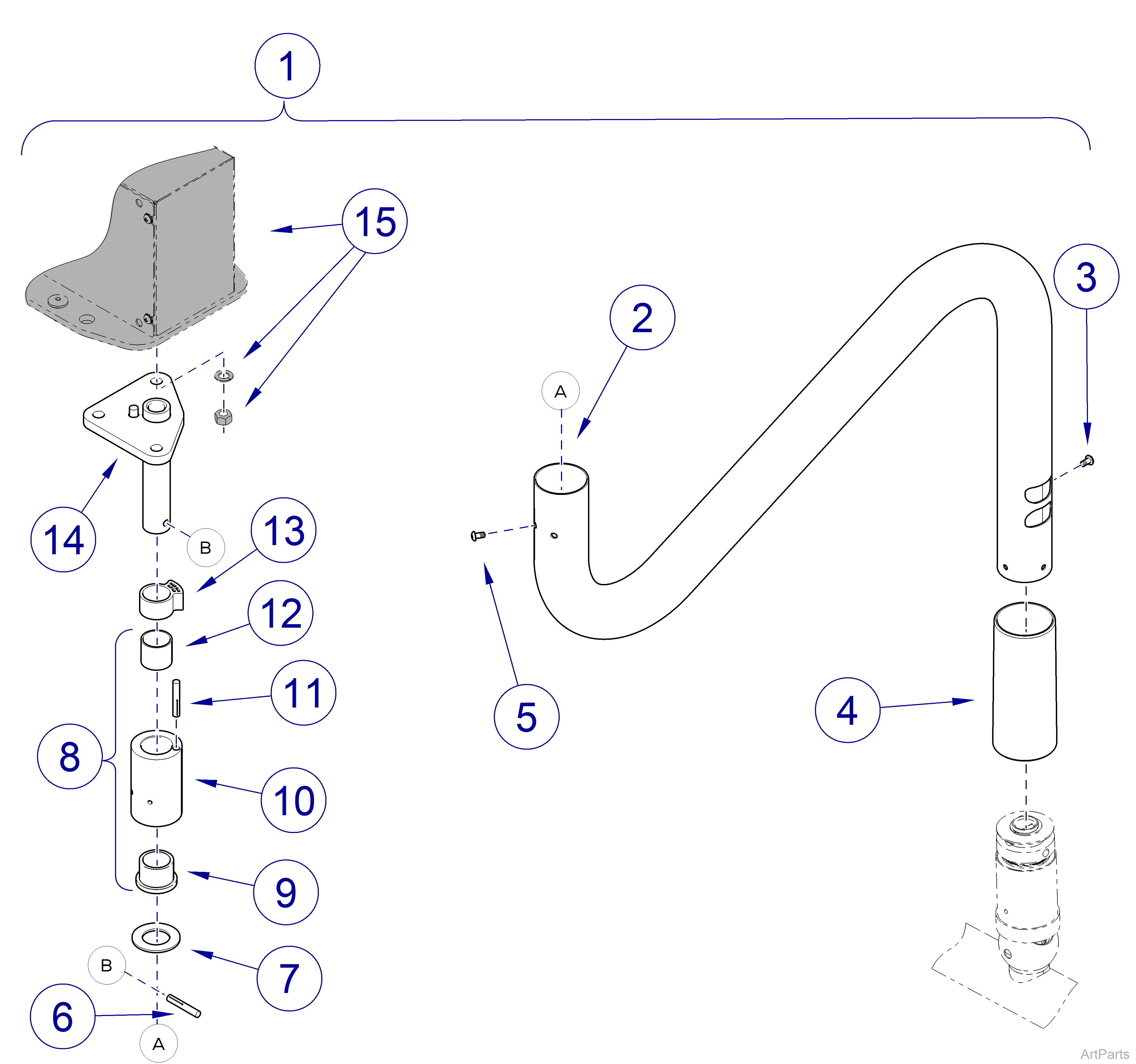 Down Tube Assembly 