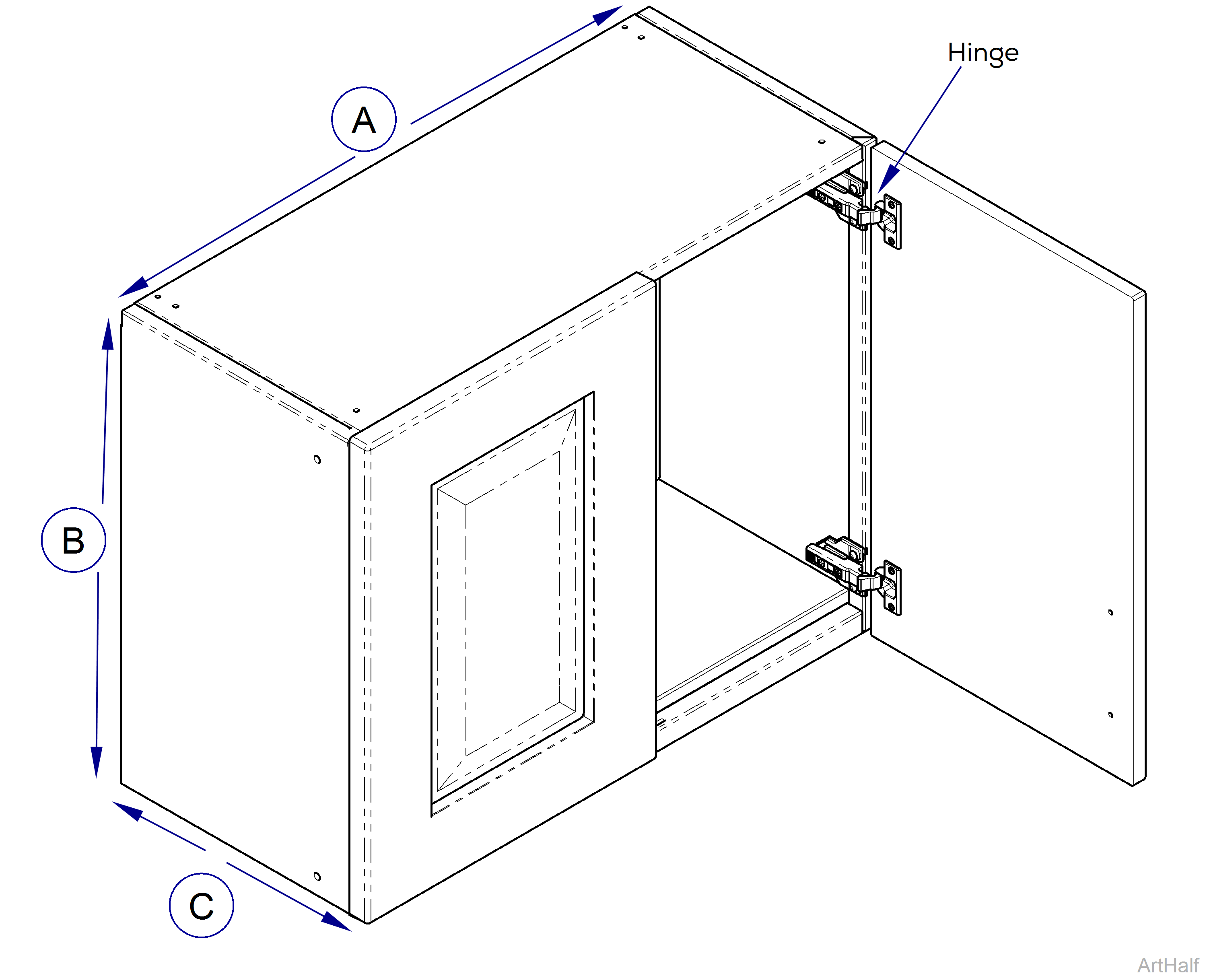Midmark Synthesis® Cabinetry Overhead Specifications