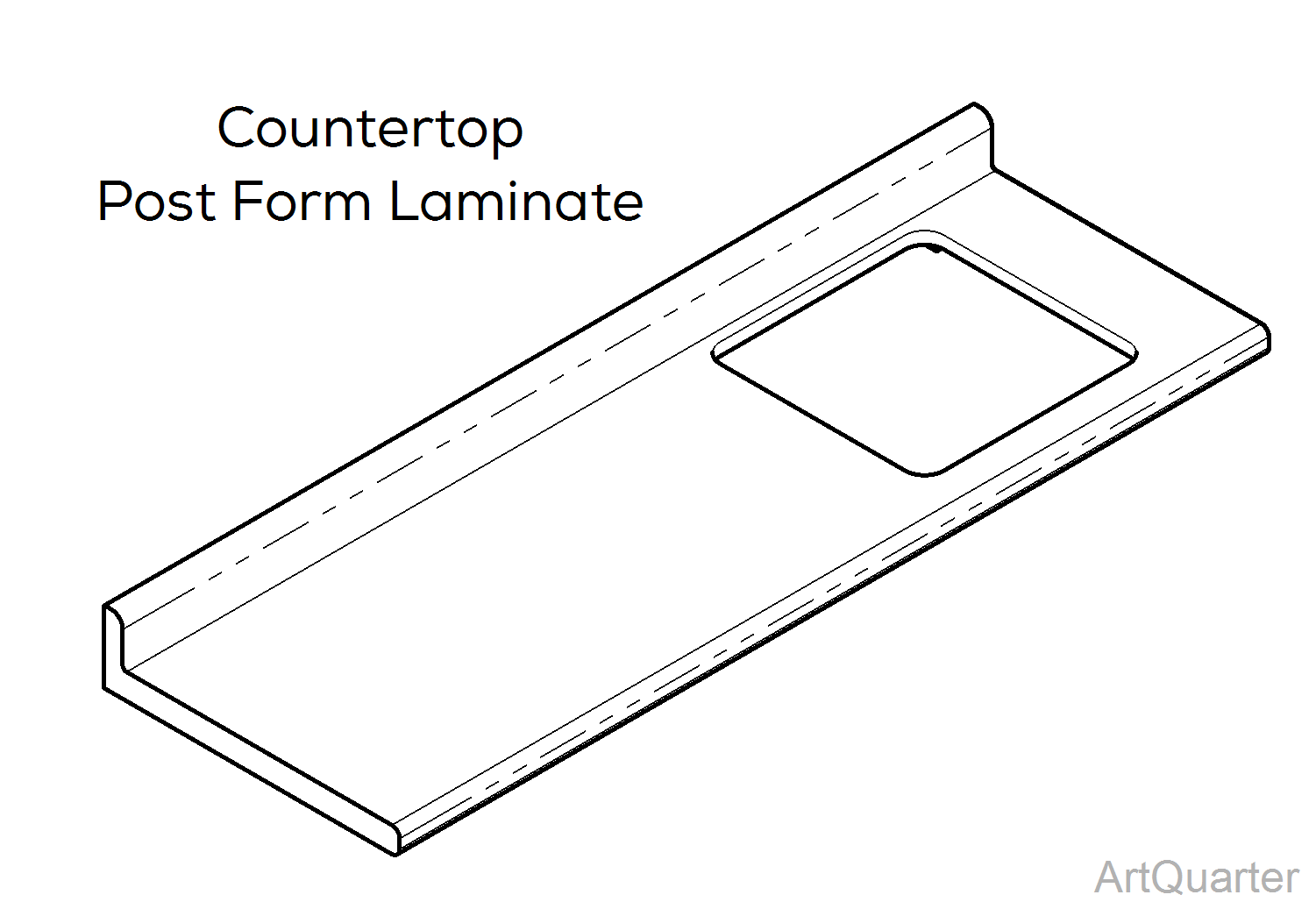 Midmark Synthesis® Cabinetry Laminate Countertops