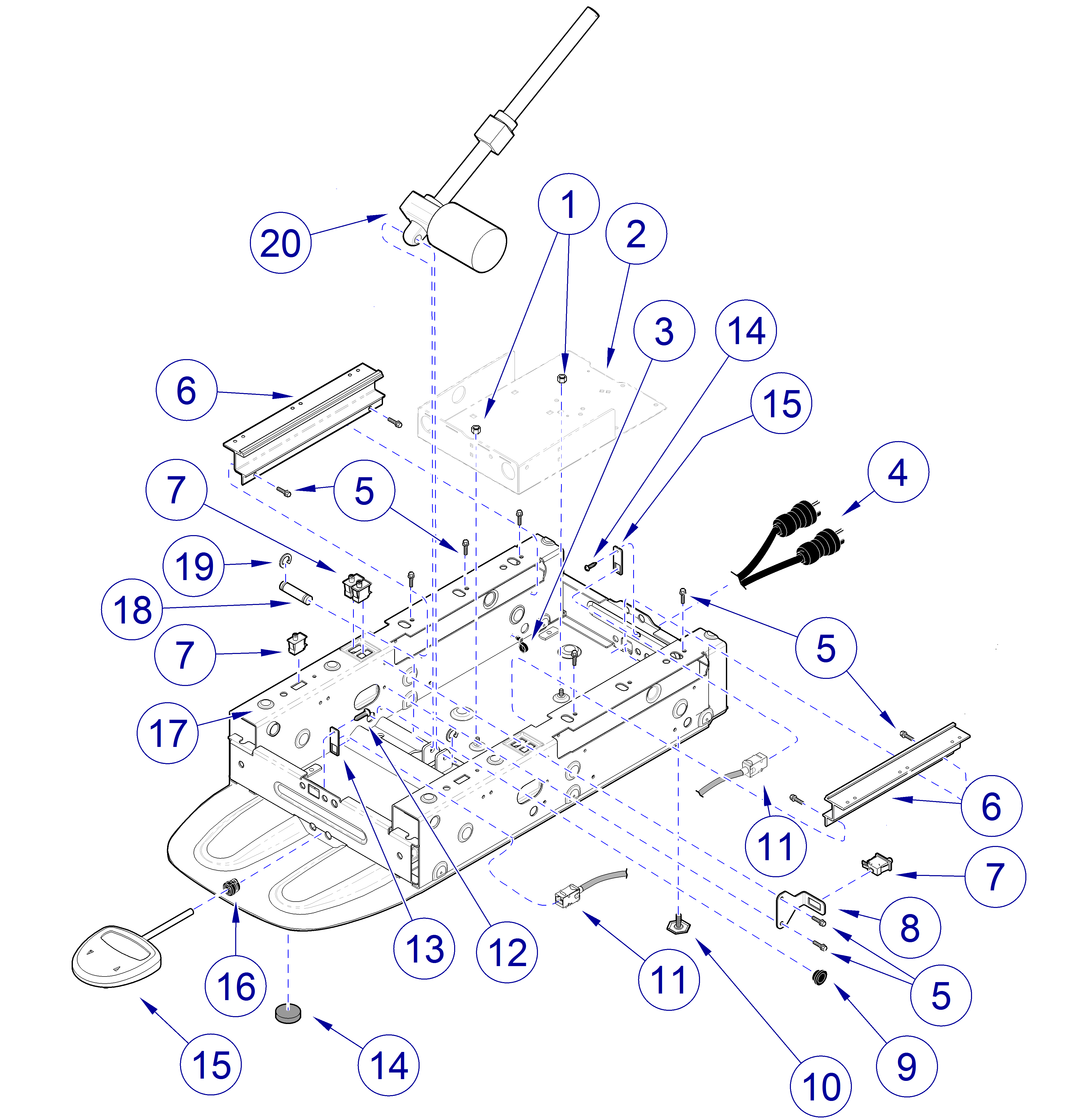 Midmark Base Components