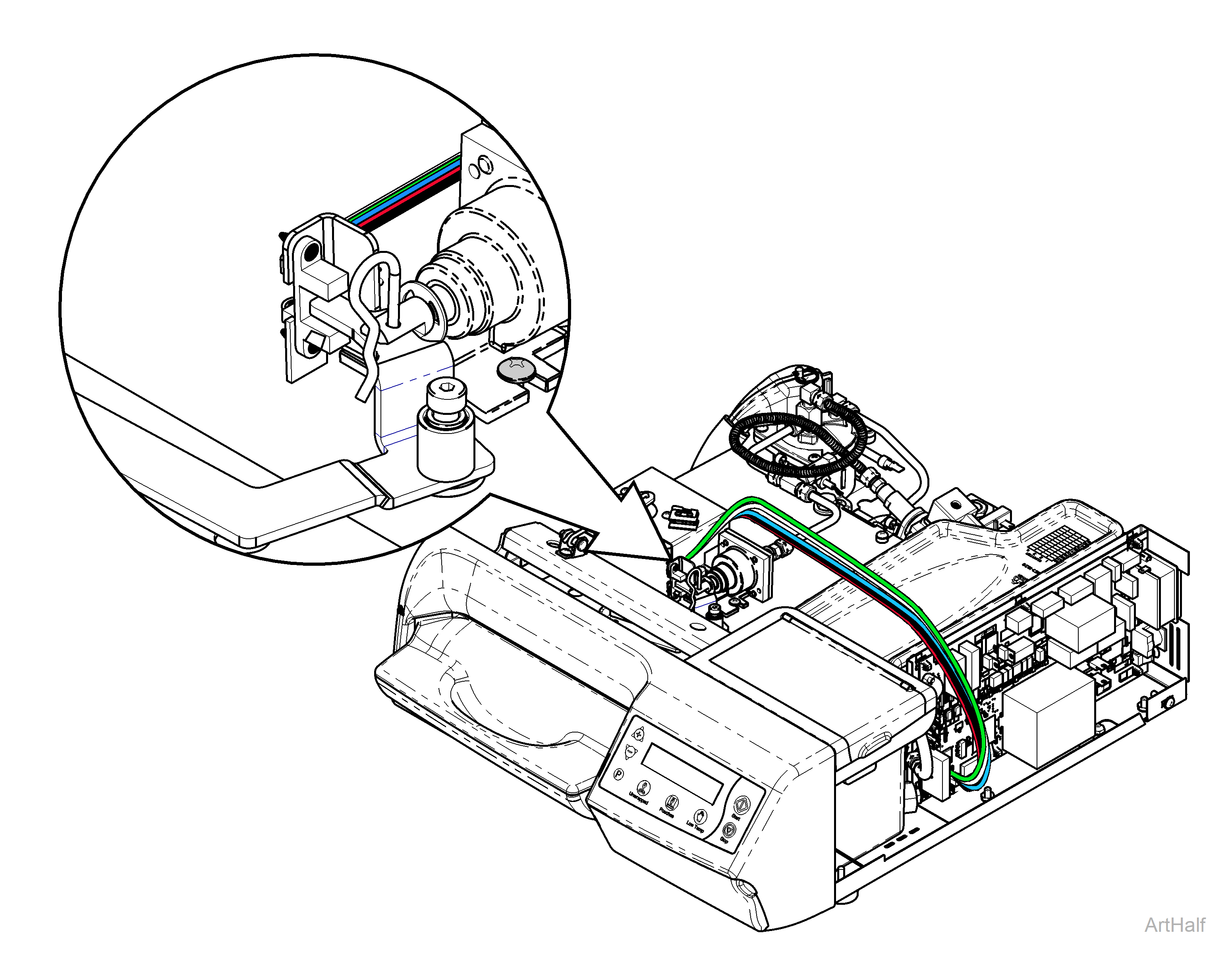 M3 Sterilizer Tray / Door Position Switch Display Screen