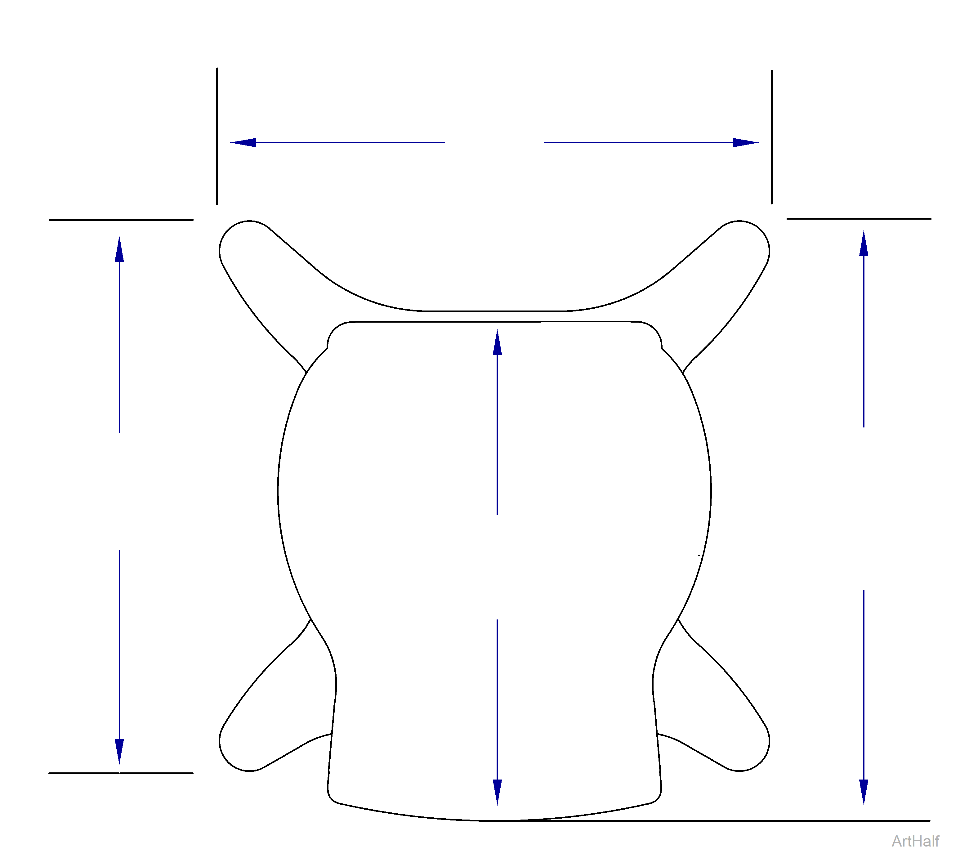 Rotational Base Casting (V2200 thru V1702160)