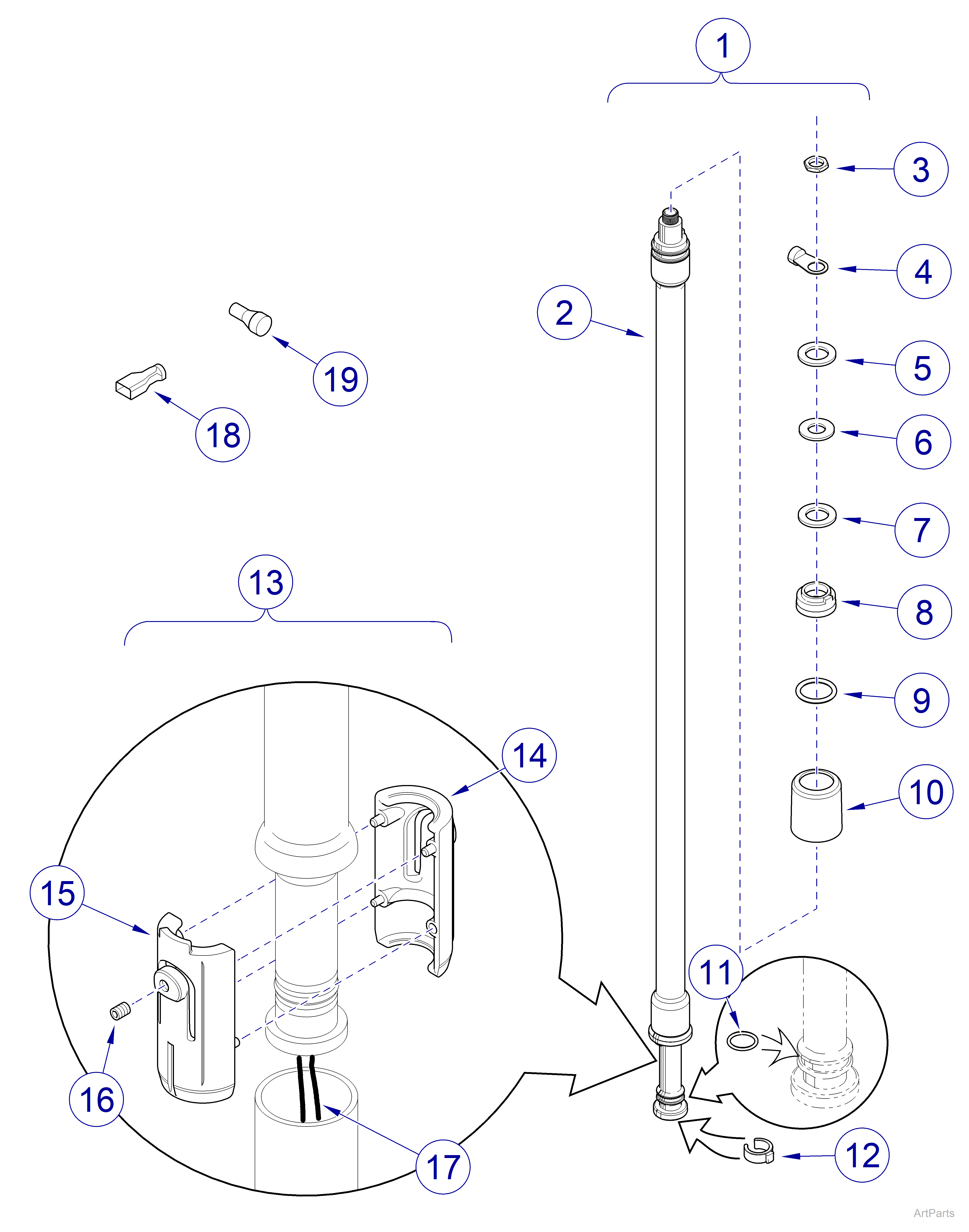 250 LED Exam Light Neck Kit