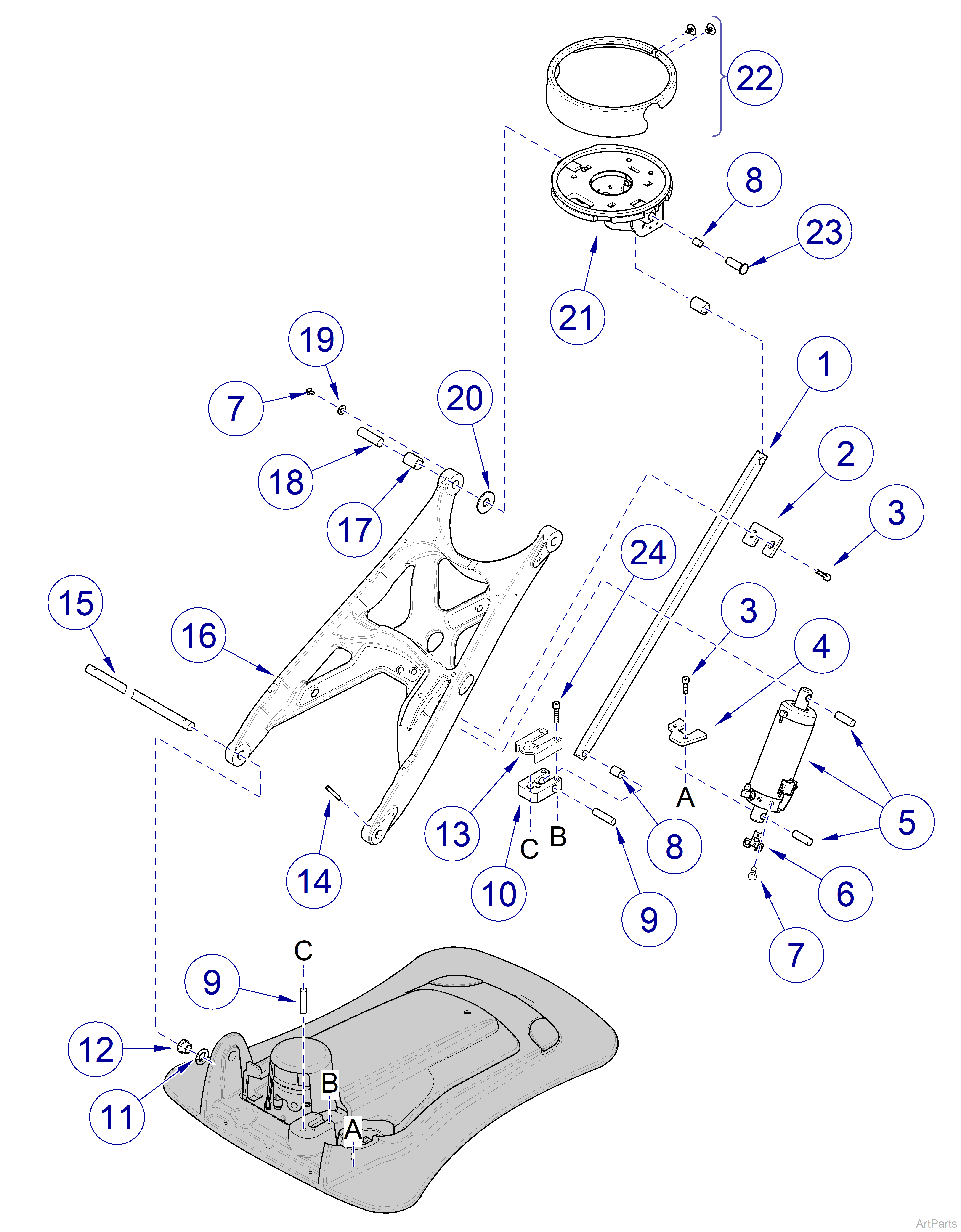 Lift Linkage Components