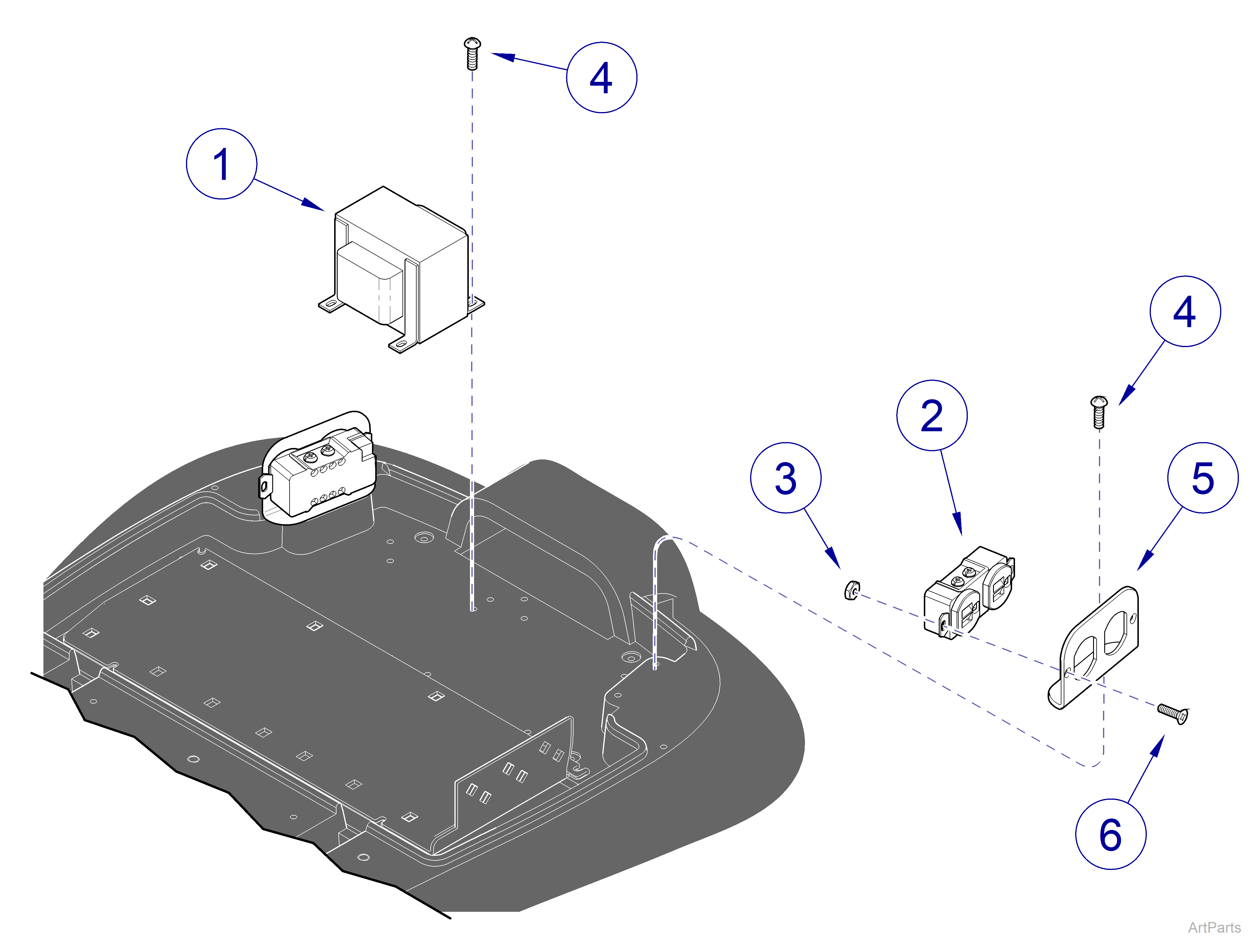 647 Chair Chair Receptacles