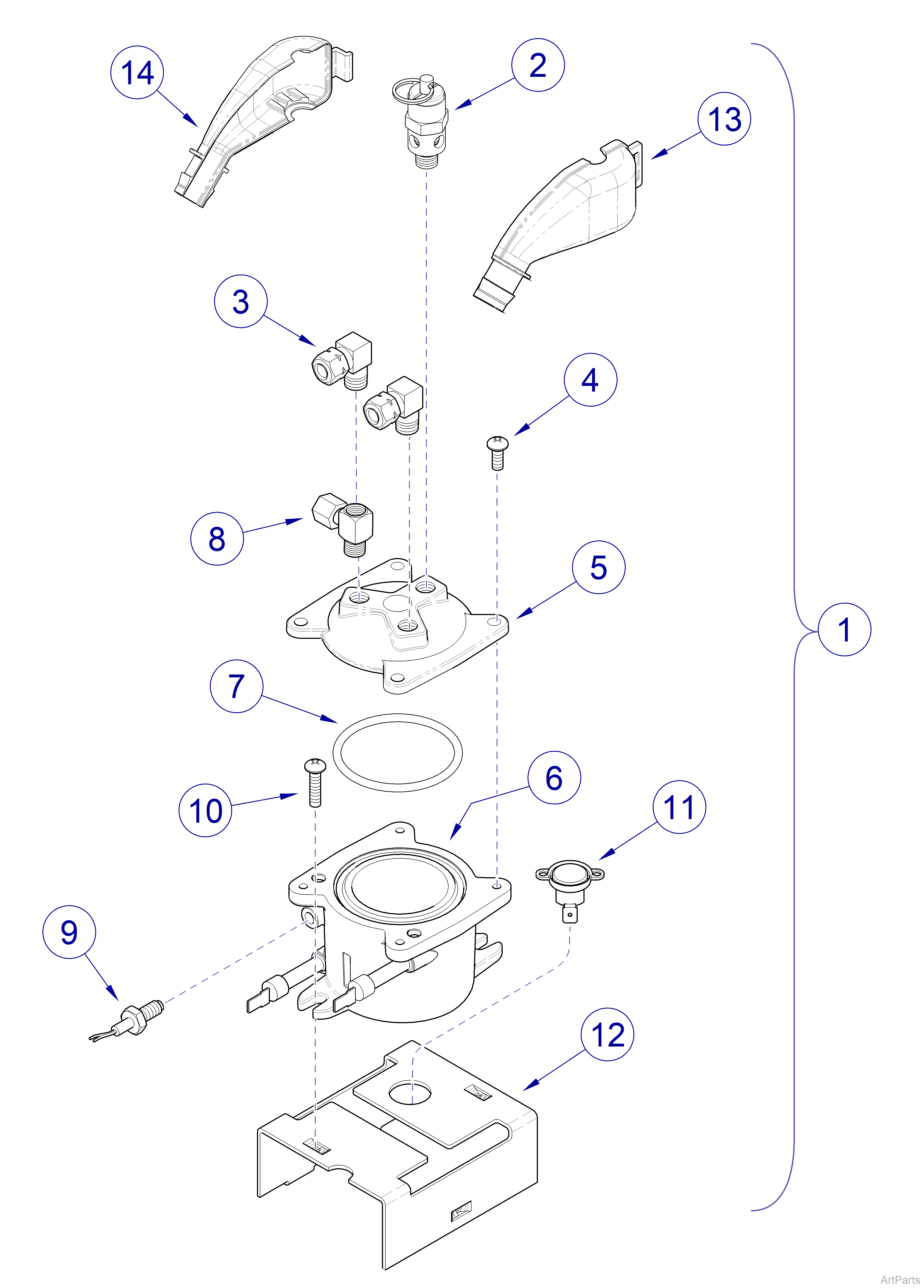 M3 Sterilizer Boiler Assembly