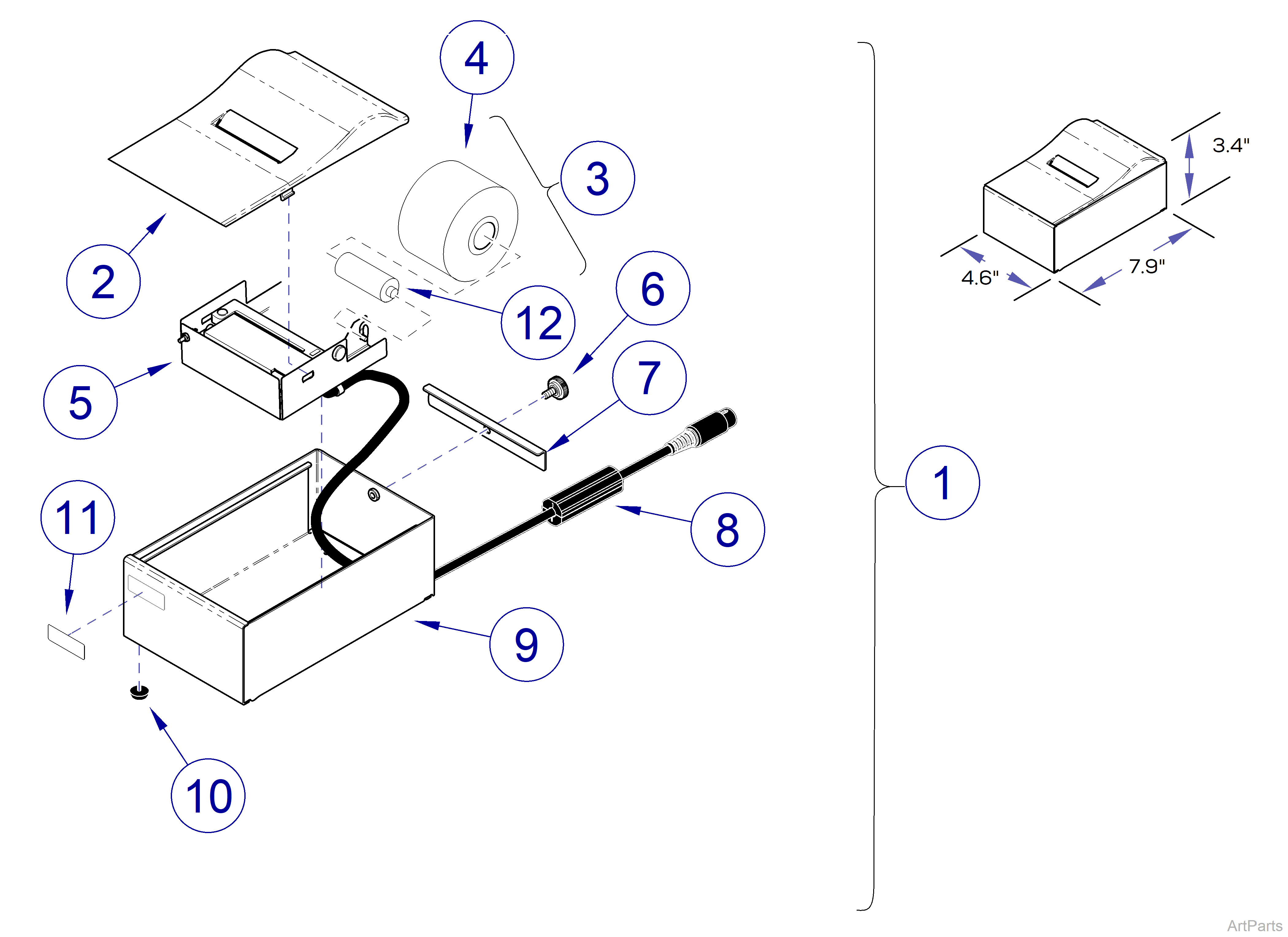 9A40100x Printer Installation Sheet