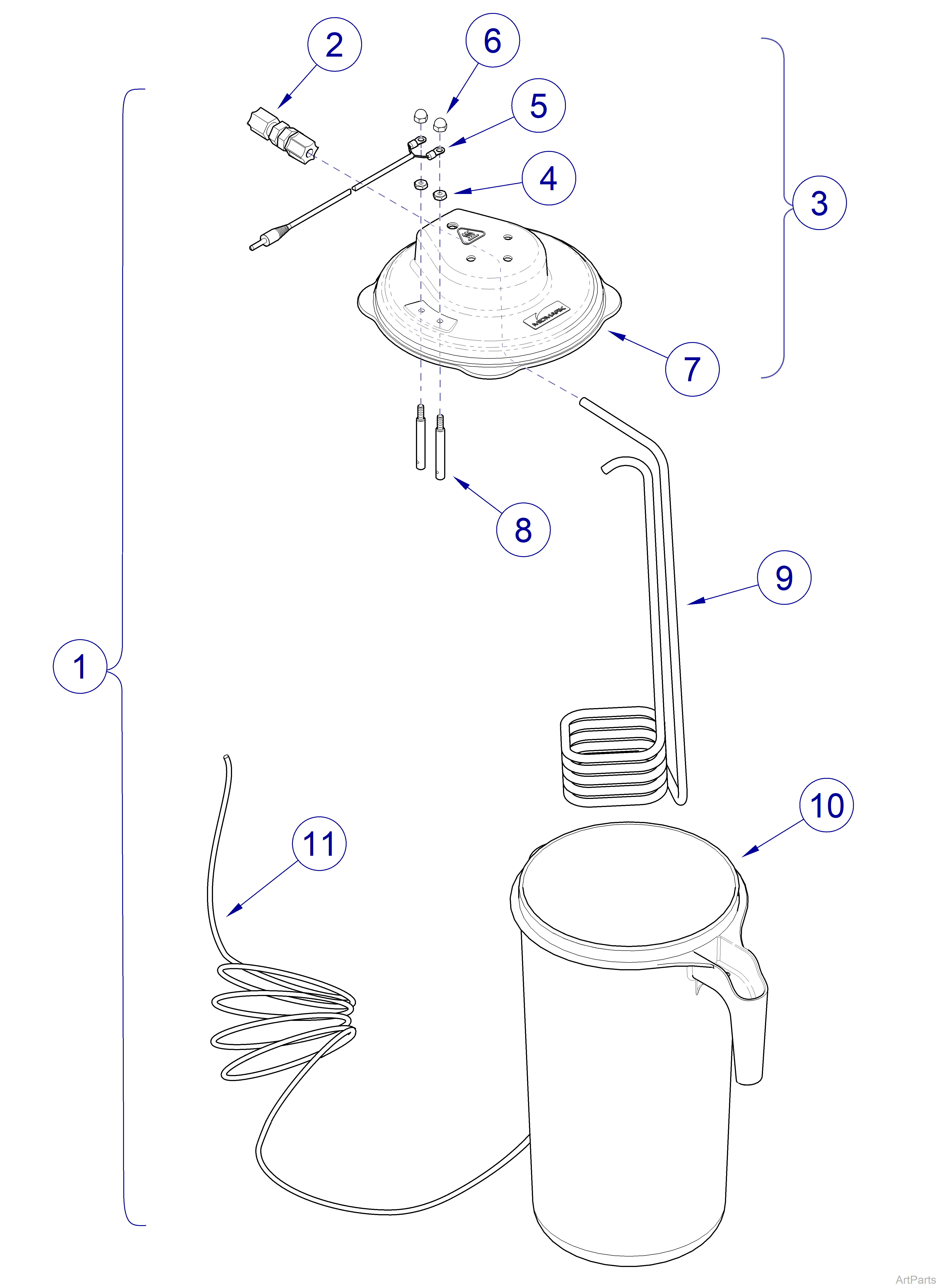 M3 Sterilizer External Tank Assembly