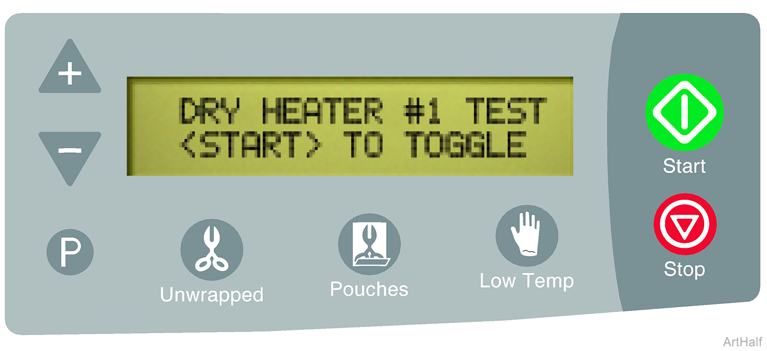 M3 Sterilizer Dry Heater Test