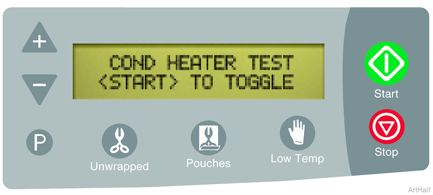 M3 Sterilizer Condensation Heater Test