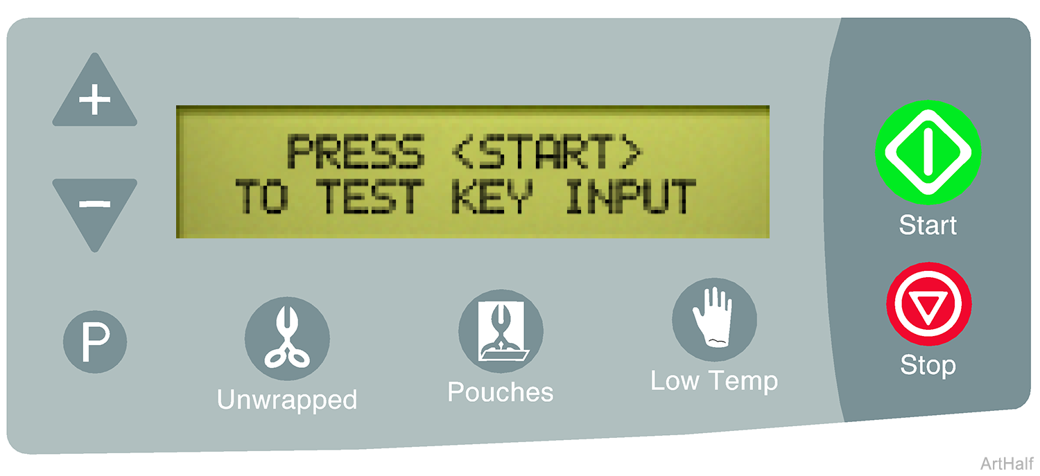 M3 Sterilizer Display Screen