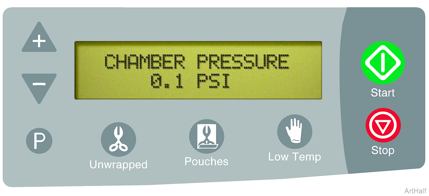 M3 Sterilizer Display Screen