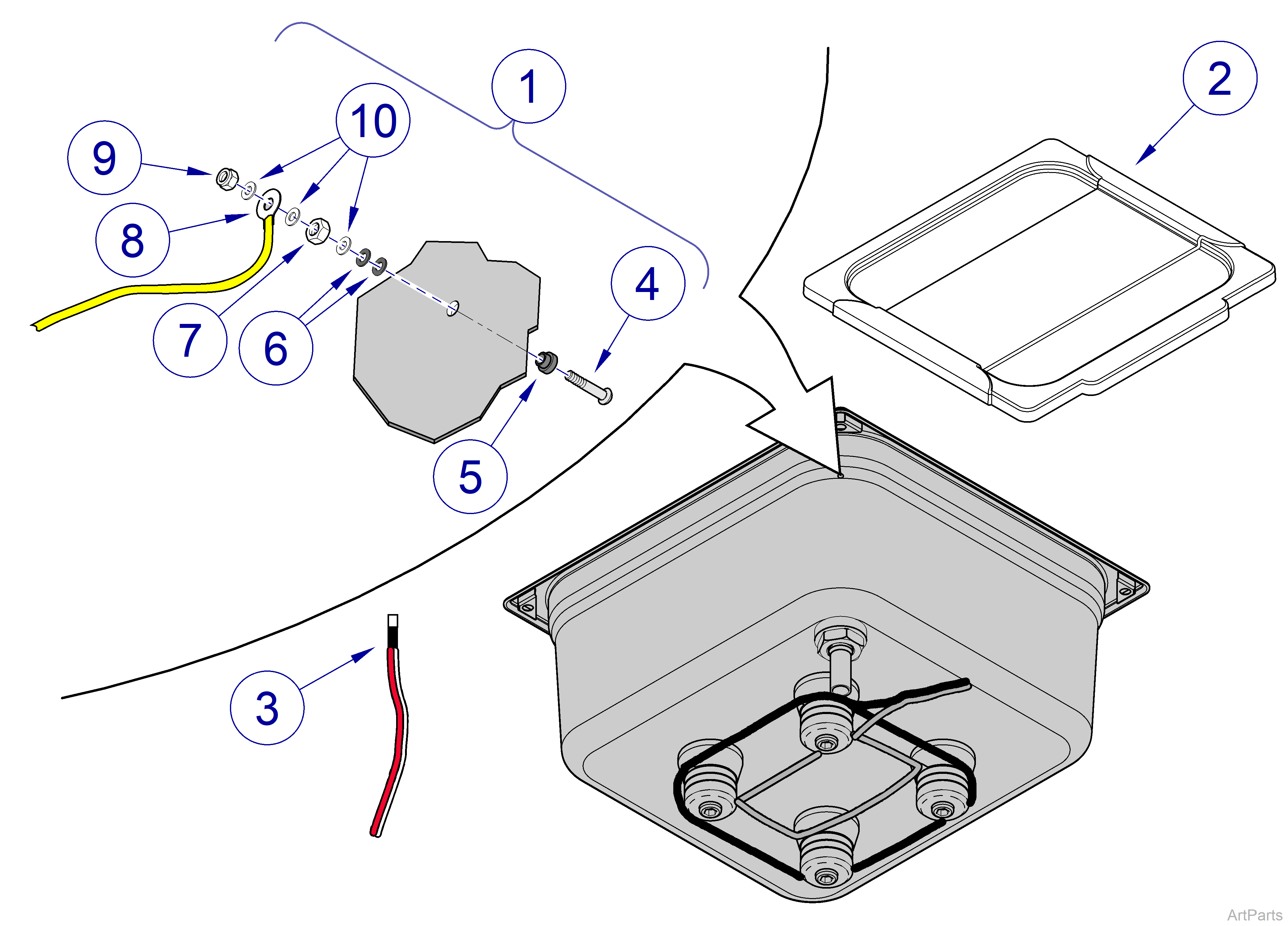 QuickClean™ Ultrasonic Cleaners Tank Assembly