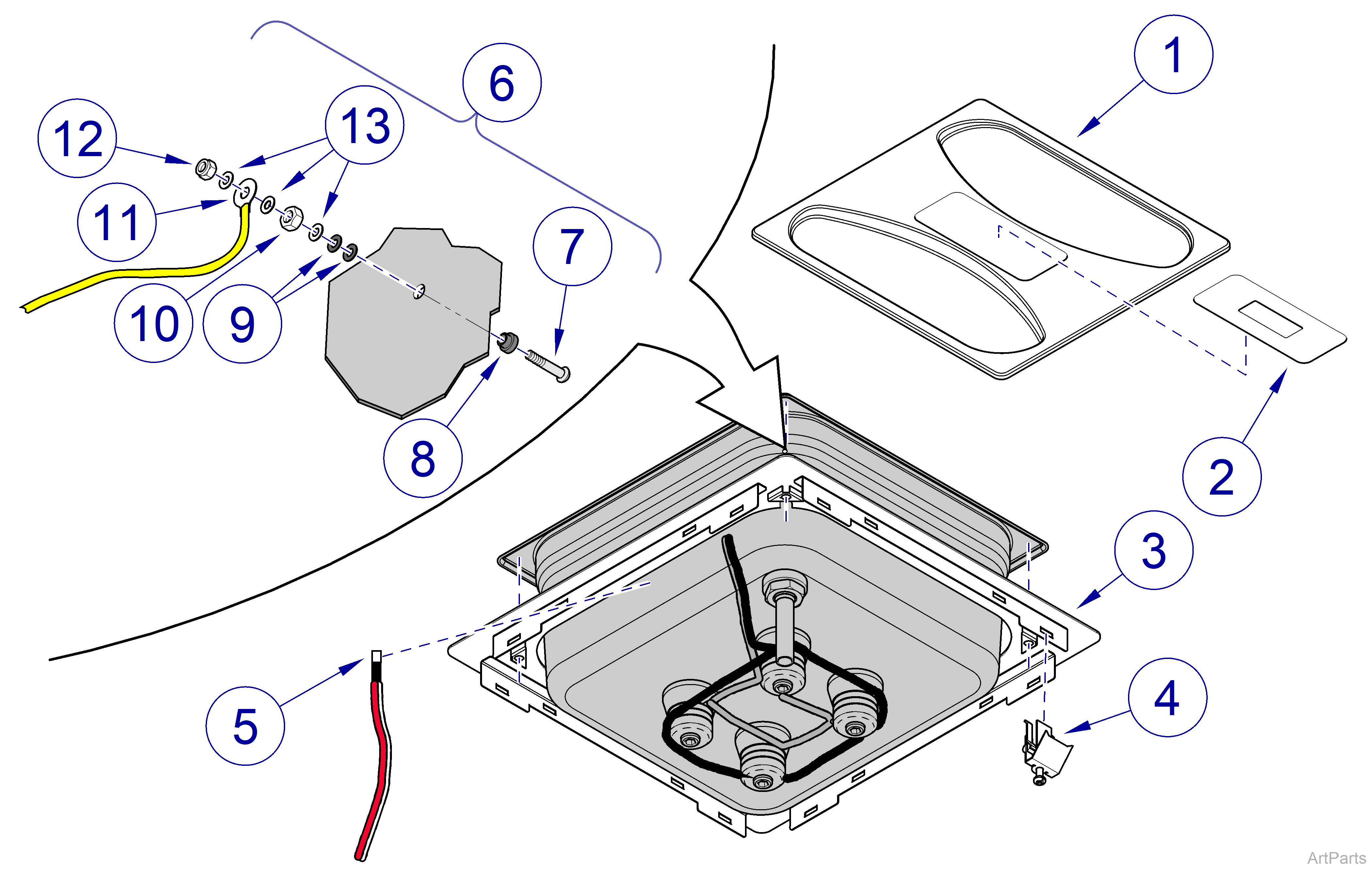 QuickClean™ Ultrasonic Cleaners Tank Assembly