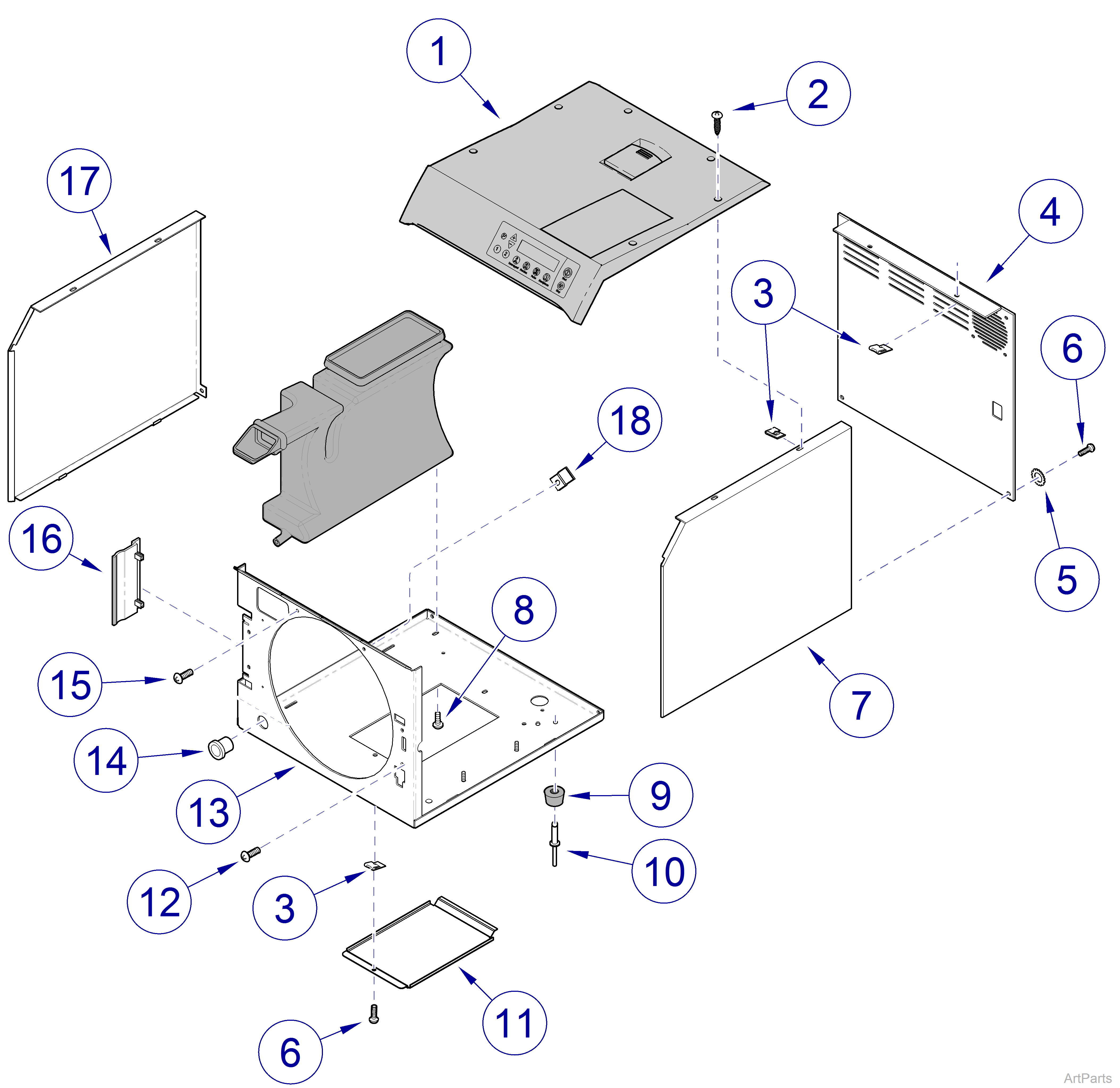 M9/M11 Sterilizer -043 Main Enclosure