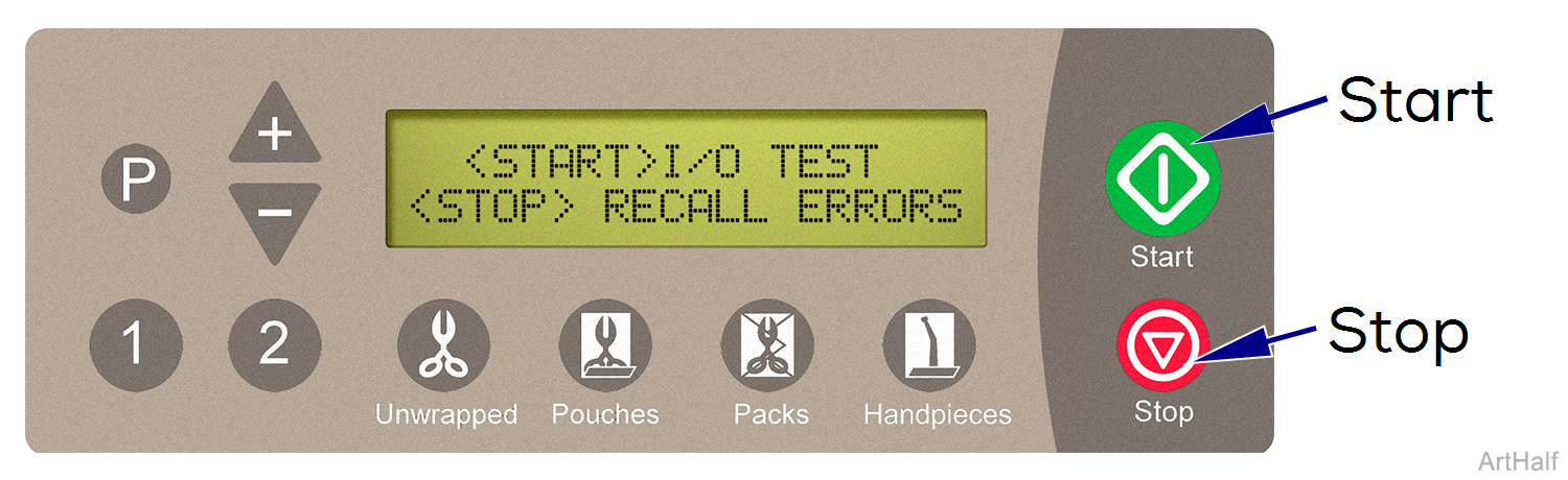 M9/M11 Sterilizer Test Selection